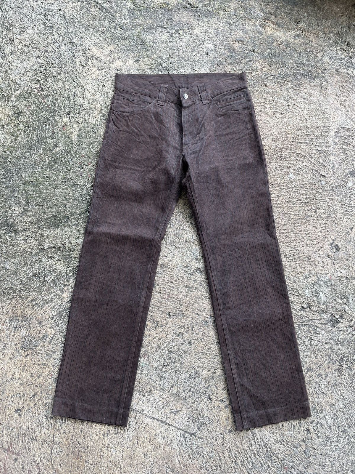 If Six Was Nine × Japanese Brand Jun Men Black Line Ginza Jeans Size US 32 / EU 48 - 1 Thumbnail