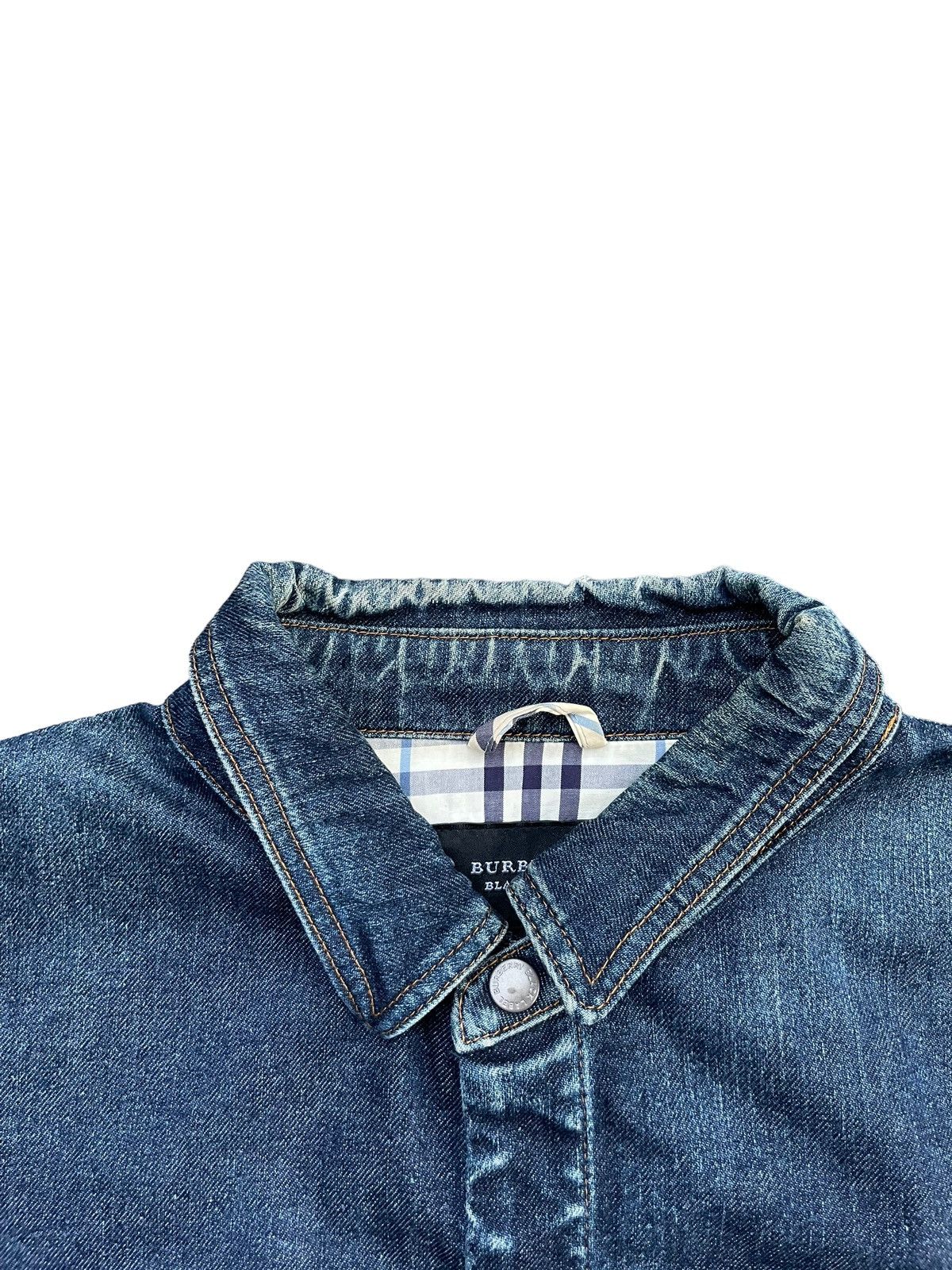 Burberry Vintage Burberry Black Label Denim Jacket Size US L / EU 52-54 / 3 - 5 Thumbnail