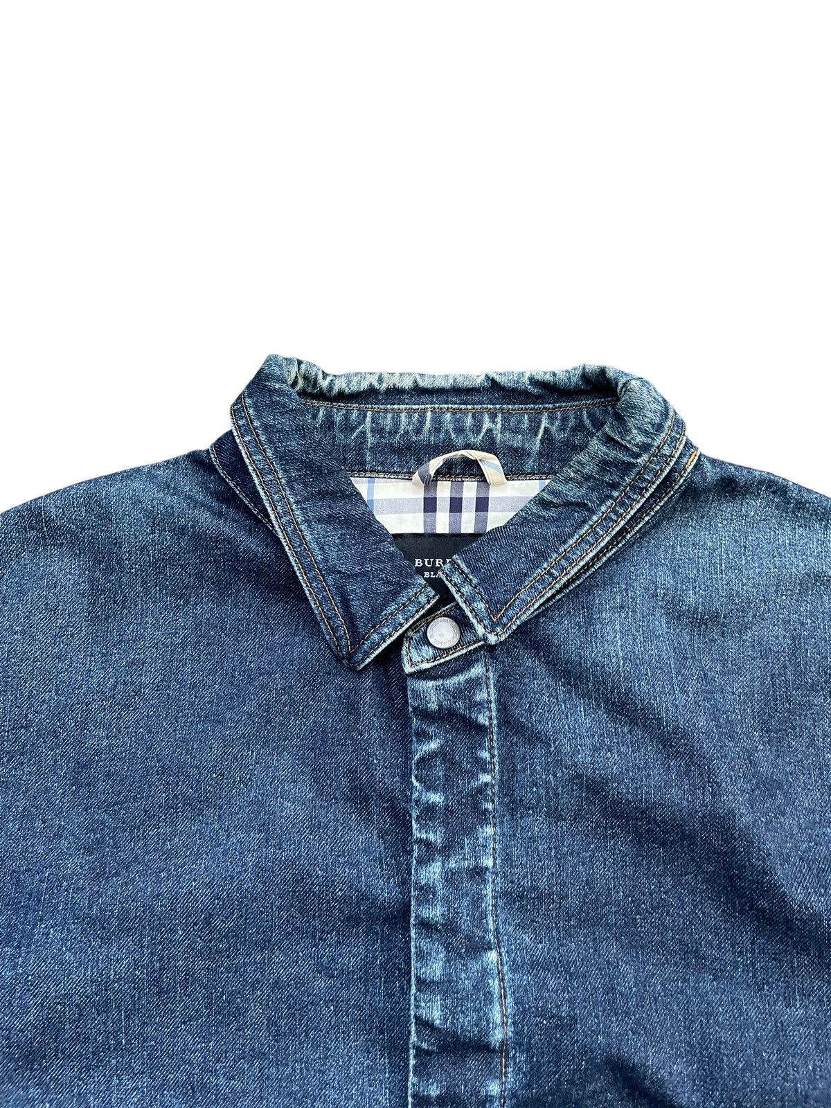 Burberry Vintage Burberry Black Label Denim Jacket Size US L / EU 52-54 / 3 - 4 Thumbnail