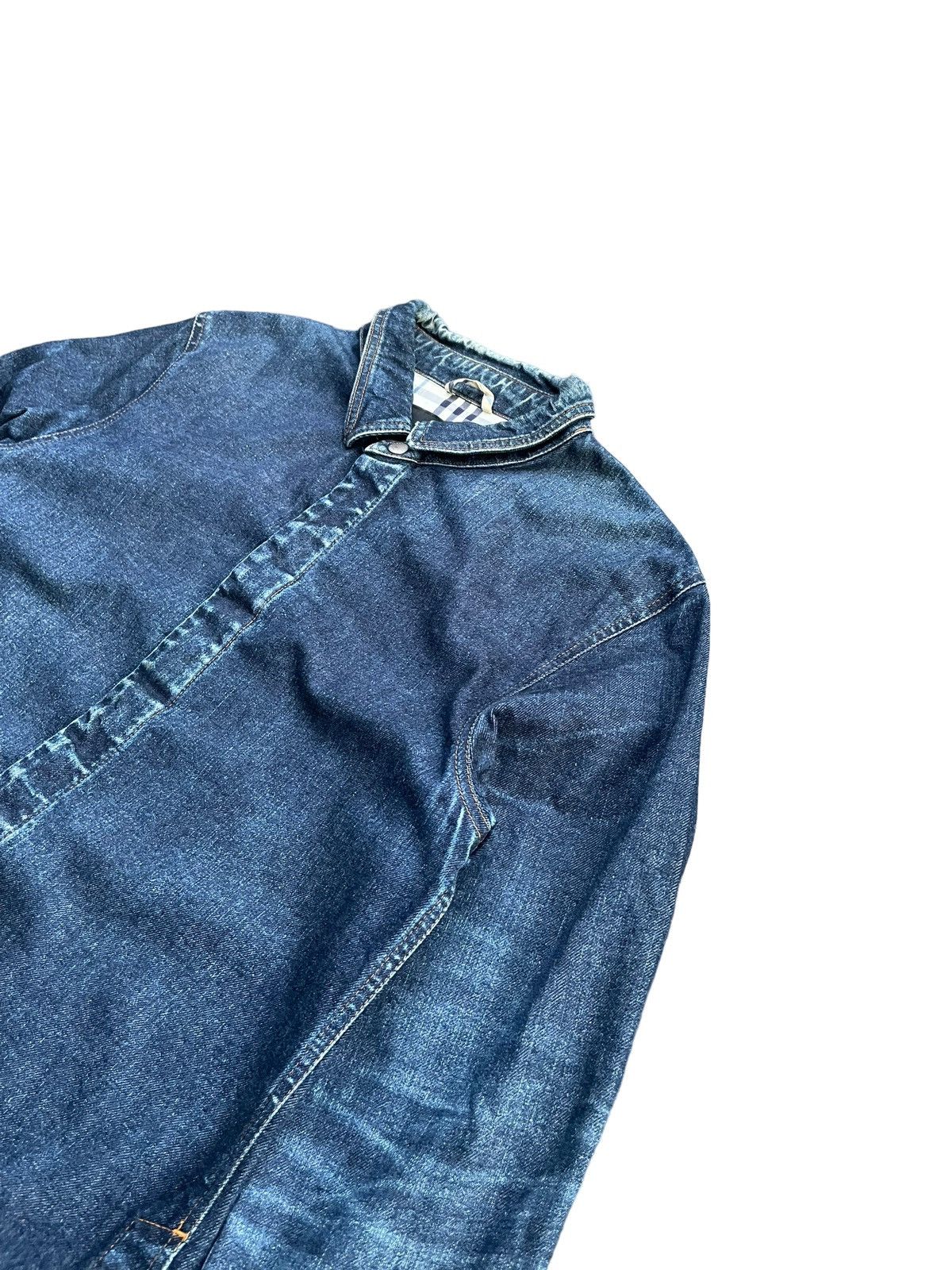 Burberry Vintage Burberry Black Label Denim Jacket Size US L / EU 52-54 / 3 - 2 Thumbnail