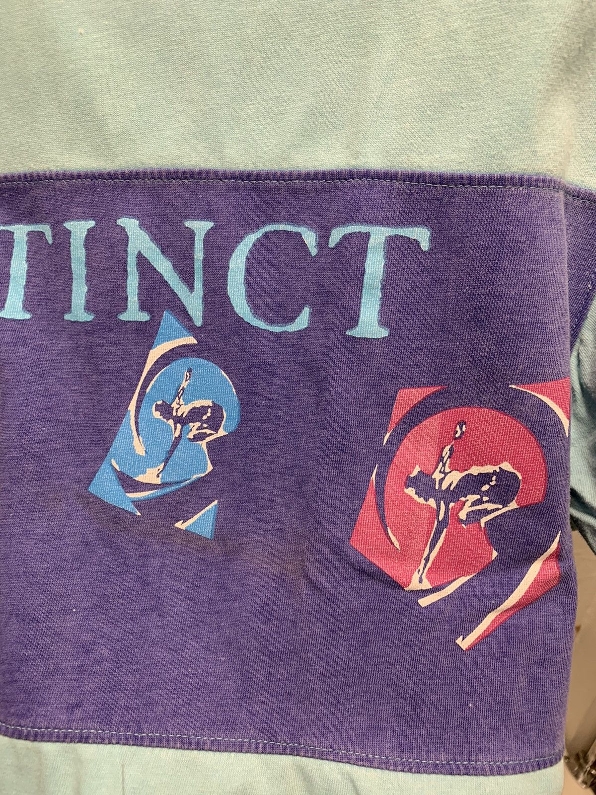 Vintage Instinct vintage surf style big logo t-shirt Xl sz surfer Size US XL / EU 56 / 4 - 4 Thumbnail