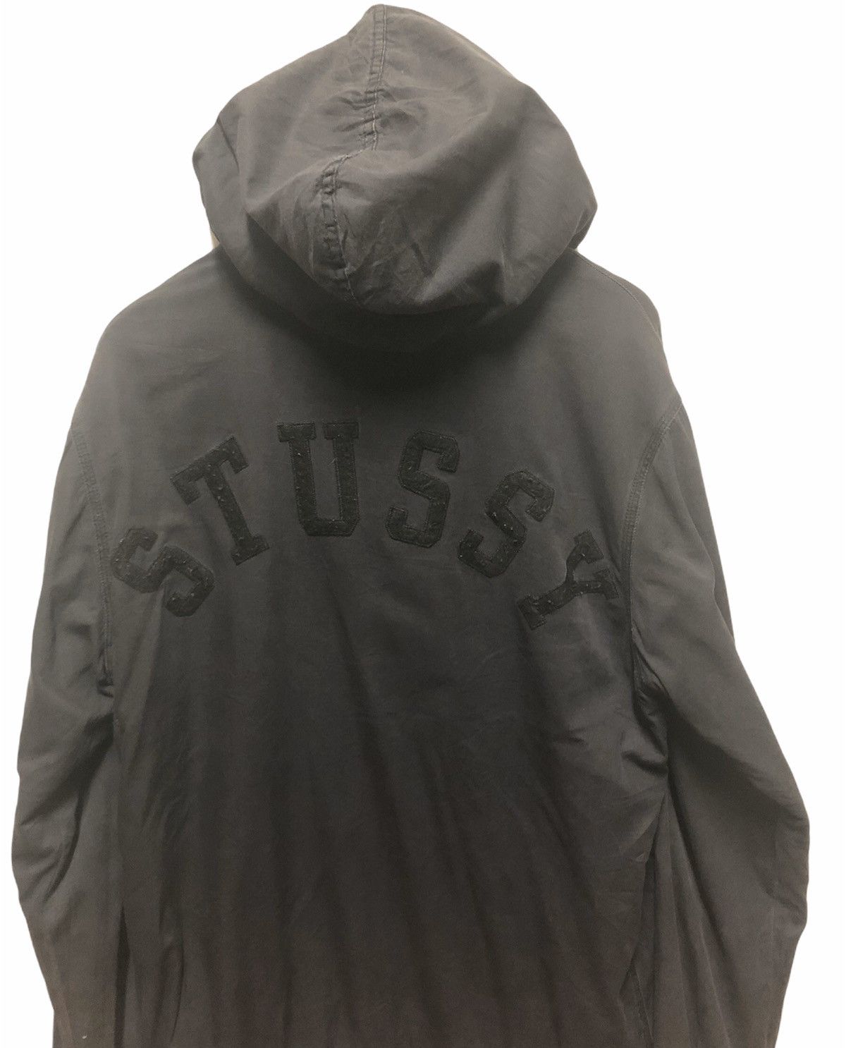 Stussy × Vintage Stussy Bomber Hoodie Jacket Size US L / EU 52-54 / 3 - 8 Thumbnail