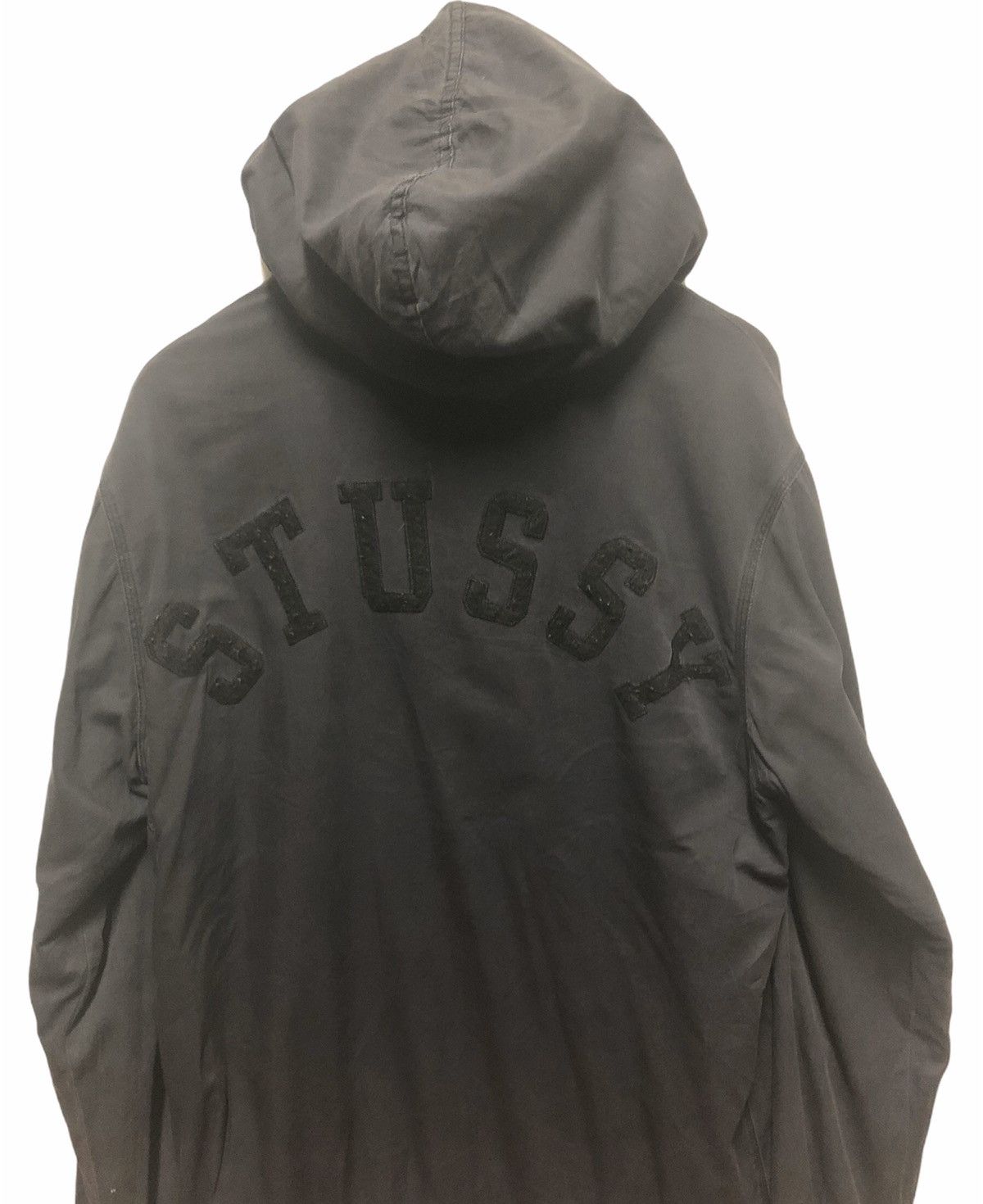 Stussy × Vintage Stussy Bomber Hoodie Jacket Size US L / EU 52-54 / 3 - 7 Thumbnail