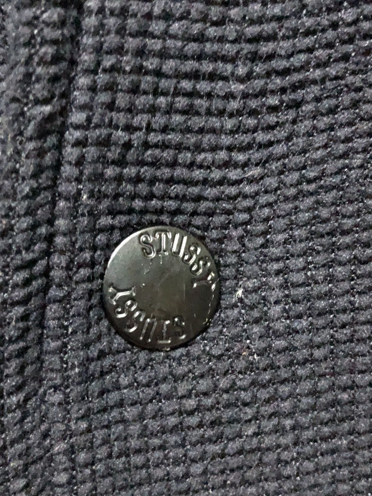 Stussy × Vintage Stussy Authentic Sweater Button Size US L / EU 52-54 / 3 - 8 Thumbnail