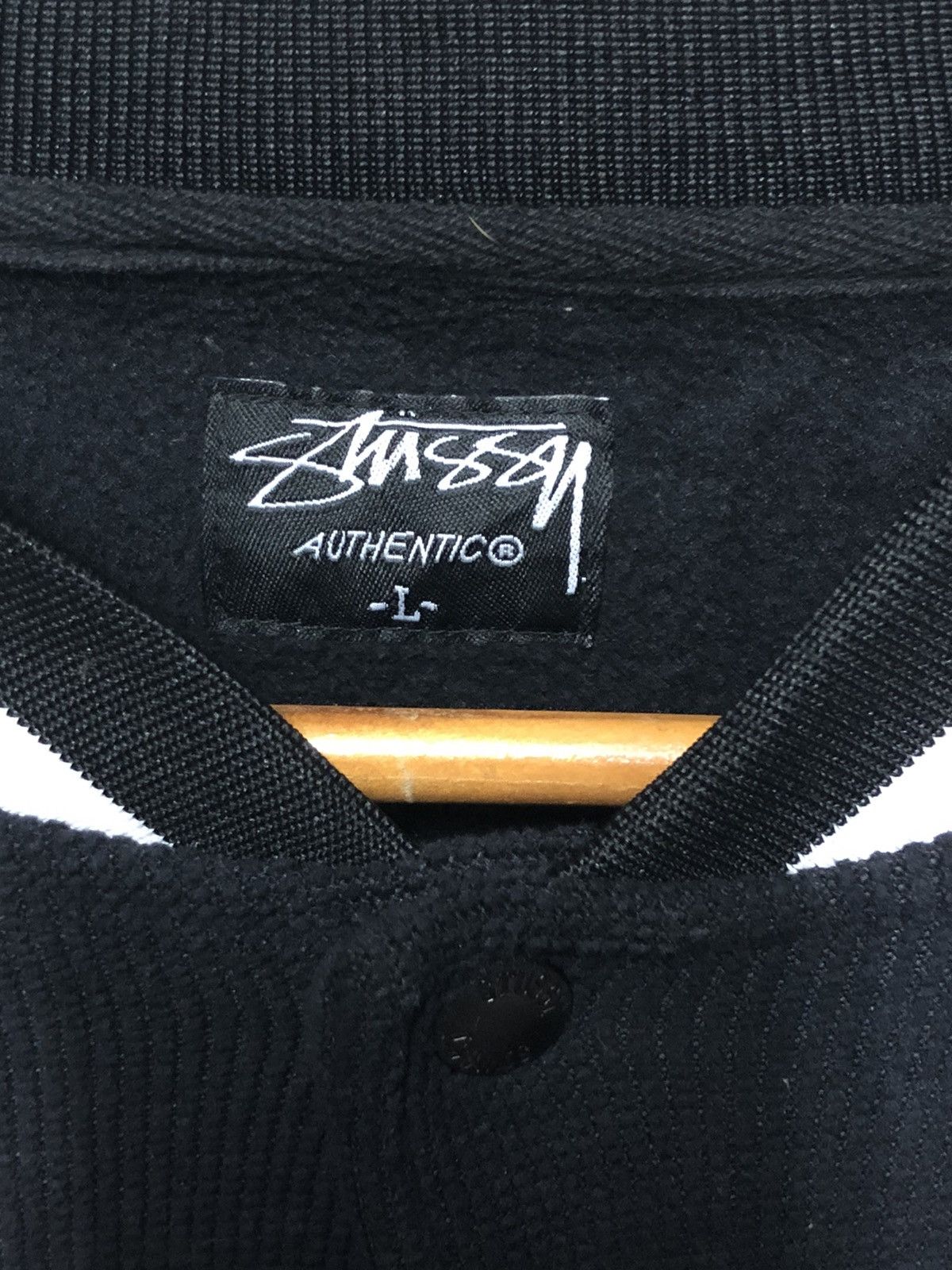 Stussy × Vintage Stussy Authentic Sweater Button Size US L / EU 52-54 / 3 - 9 Thumbnail
