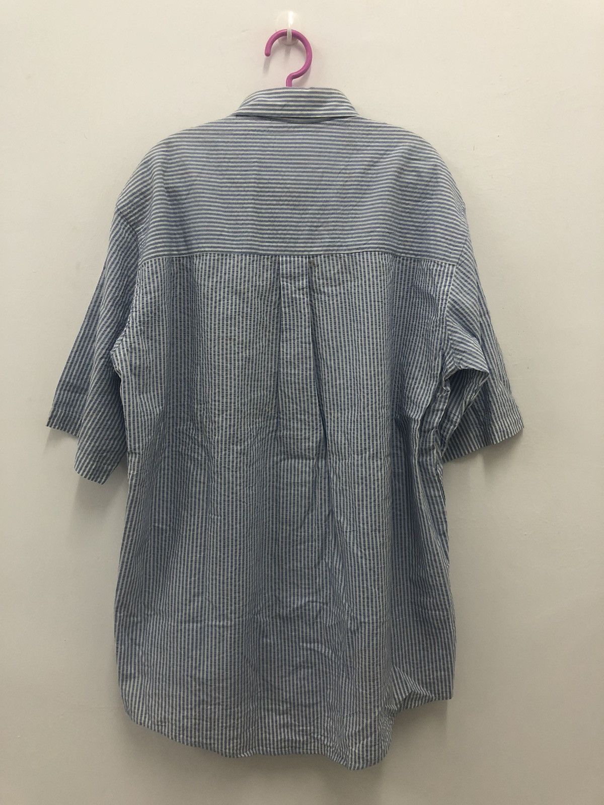 Burberry Rare Vintage BURBERRYS Pocket Striped Button Up Shirt Size US M / EU 48-50 / 2 - 4 Thumbnail