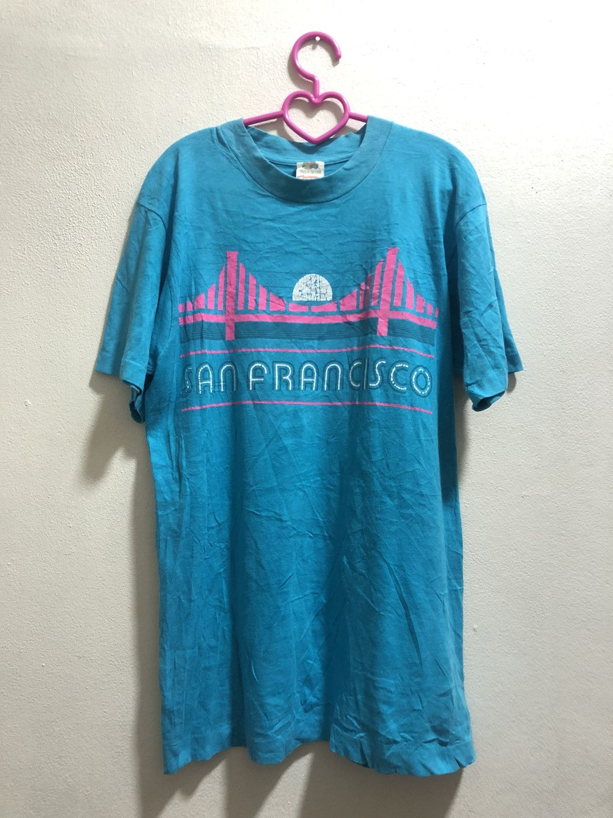 Vintage Rare 90s Vintage SAN FRANCISCO Spell Out Promo Tourism Tee Size US M / EU 48-50 / 2 - 1 Thumbnail