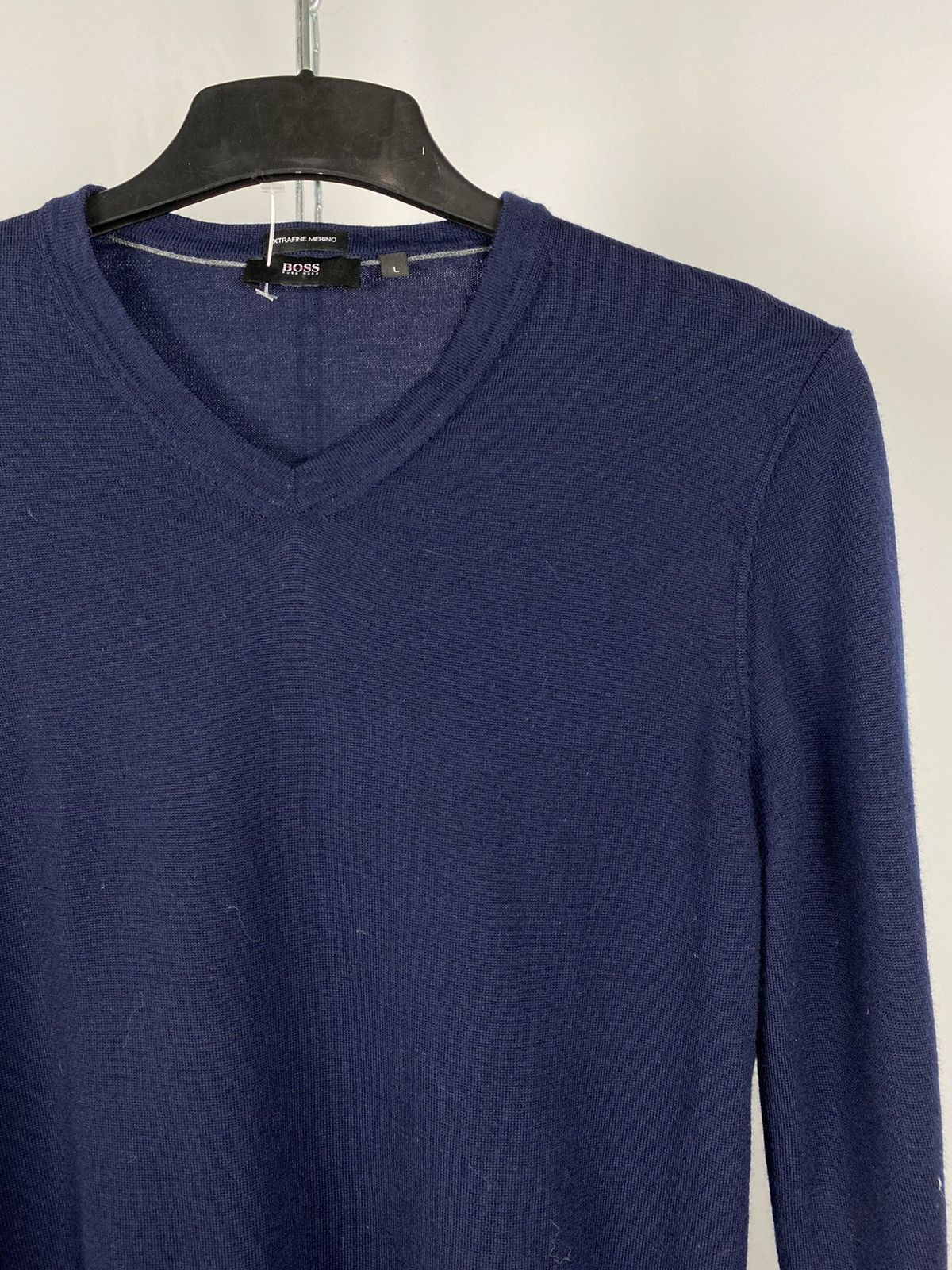 Hugo Boss Hugo Boss sweaters V-neck blue size L Size US S / EU 44-46 / 1 - 2 Thumbnail