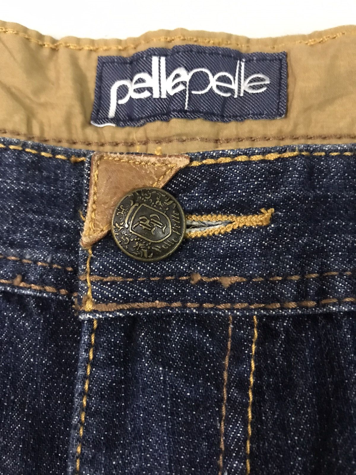 Designer × Marc Buchanan × Pelle Pelle Pelle Pelle Denim Blue Jeans Marc Buchanan Designer Size US 40 / EU 56 - 3 Thumbnail