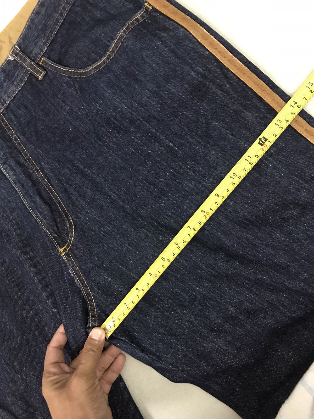 Designer × Marc Buchanan × Pelle Pelle Pelle Pelle Denim Blue Jeans Marc Buchanan Designer Size US 40 / EU 56 - 18 Thumbnail