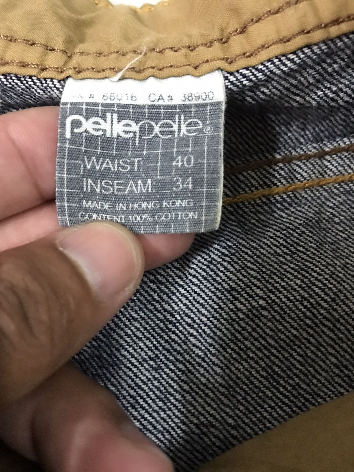 Designer × Marc Buchanan × Pelle Pelle Pelle Pelle Denim Blue Jeans Marc Buchanan Designer Size US 40 / EU 56 - 6 Thumbnail