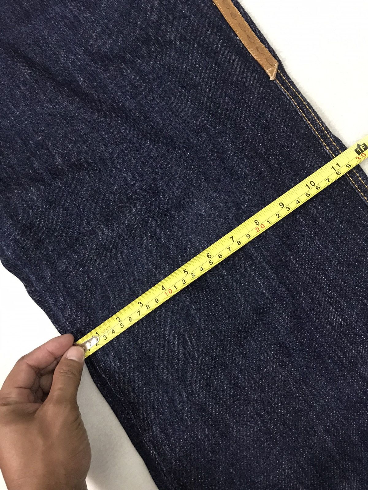 Designer × Marc Buchanan × Pelle Pelle Pelle Pelle Denim Blue Jeans Marc Buchanan Designer Size US 40 / EU 56 - 17 Thumbnail