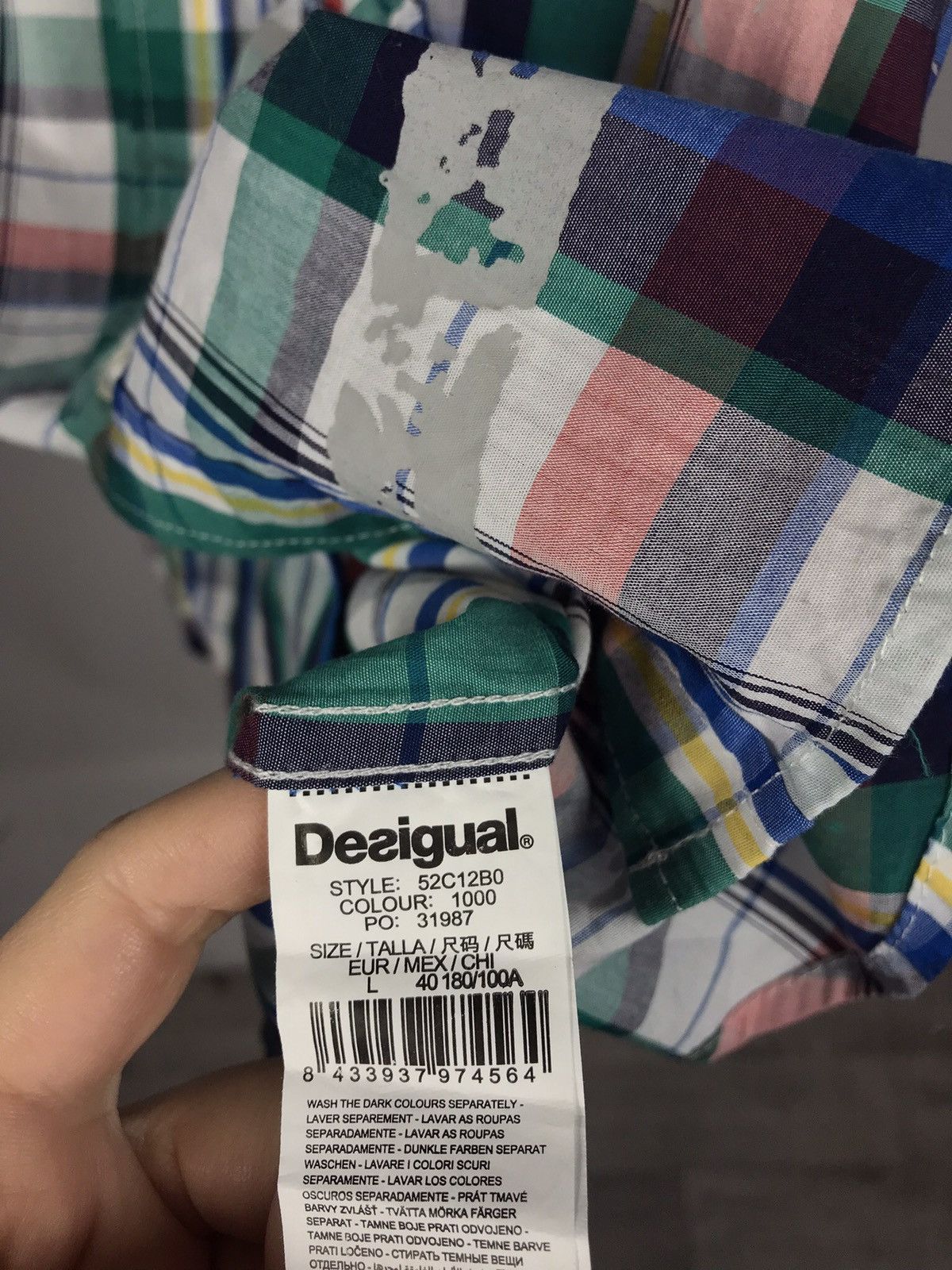 Desigual Desigual shirt short sleeve size L multicolor Size US L / EU 52-54 / 3 - 5 Thumbnail