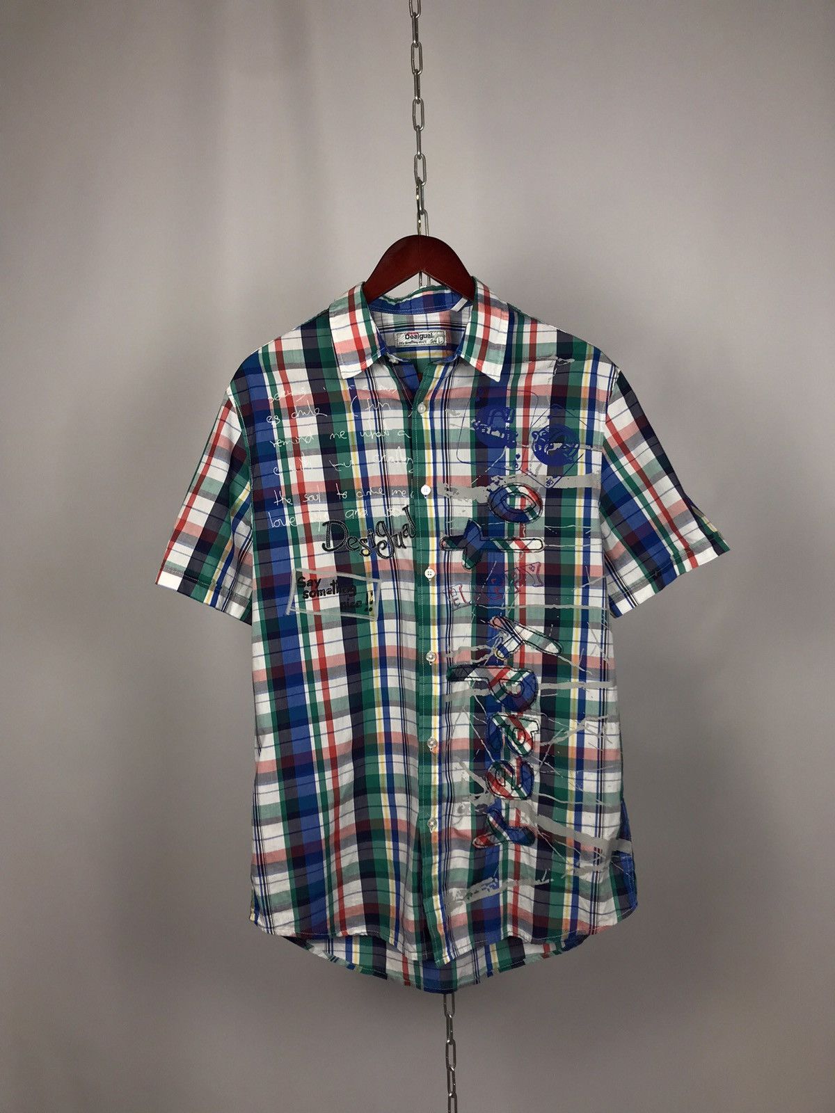Desigual Desigual shirt short sleeve size L multicolor Size US L / EU 52-54 / 3 - 1 Thumbnail