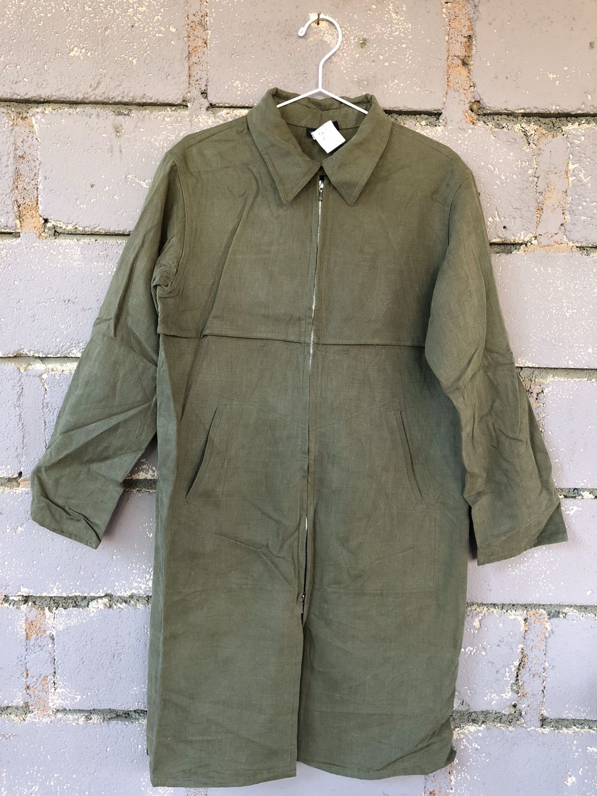 agnes b. Rare Vintage AGNES B Army M-65 Style Parka Trench Coat Size US S / EU 44-46 / 1 - 1 Thumbnail