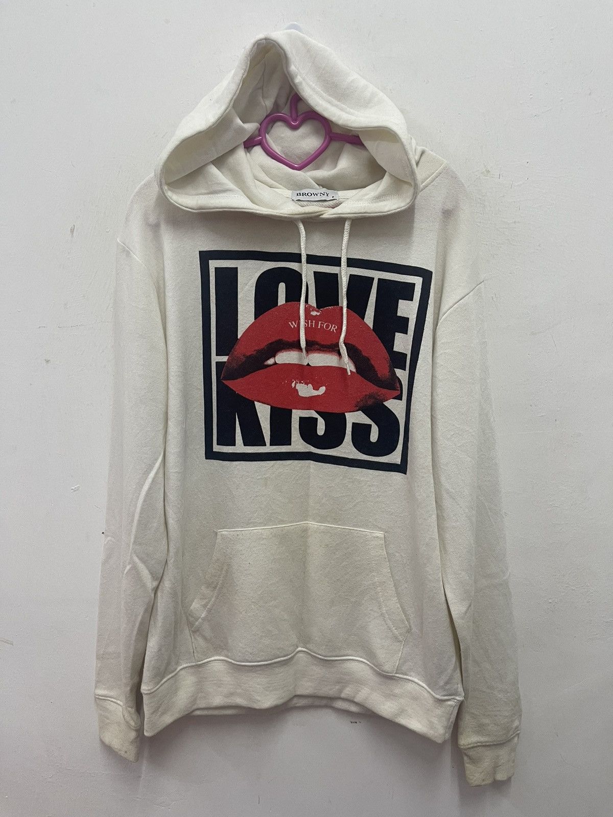 Rare BROWNY Wish For Love Kiss Hoodie