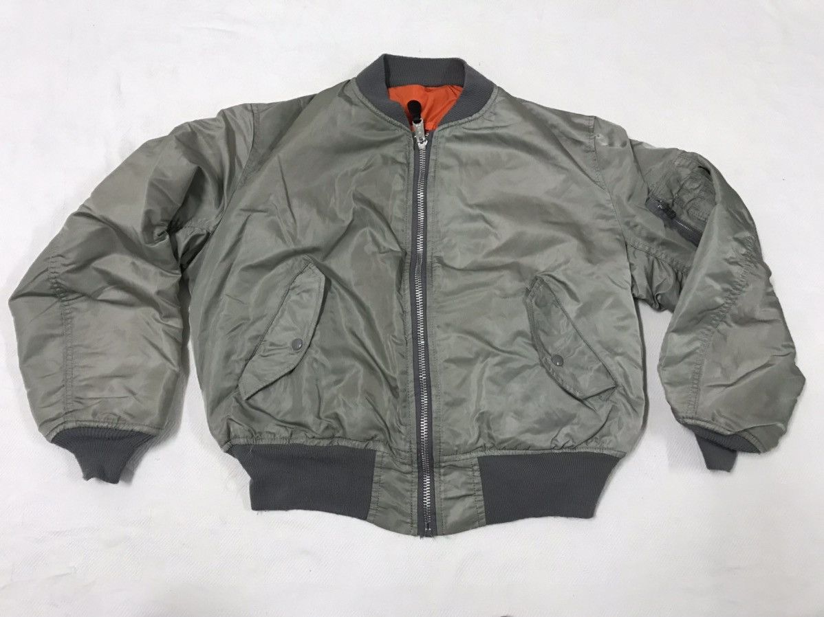 Vtg Bombers Jackets Flyers Man Itermediate MA-1 Alpha Jacket