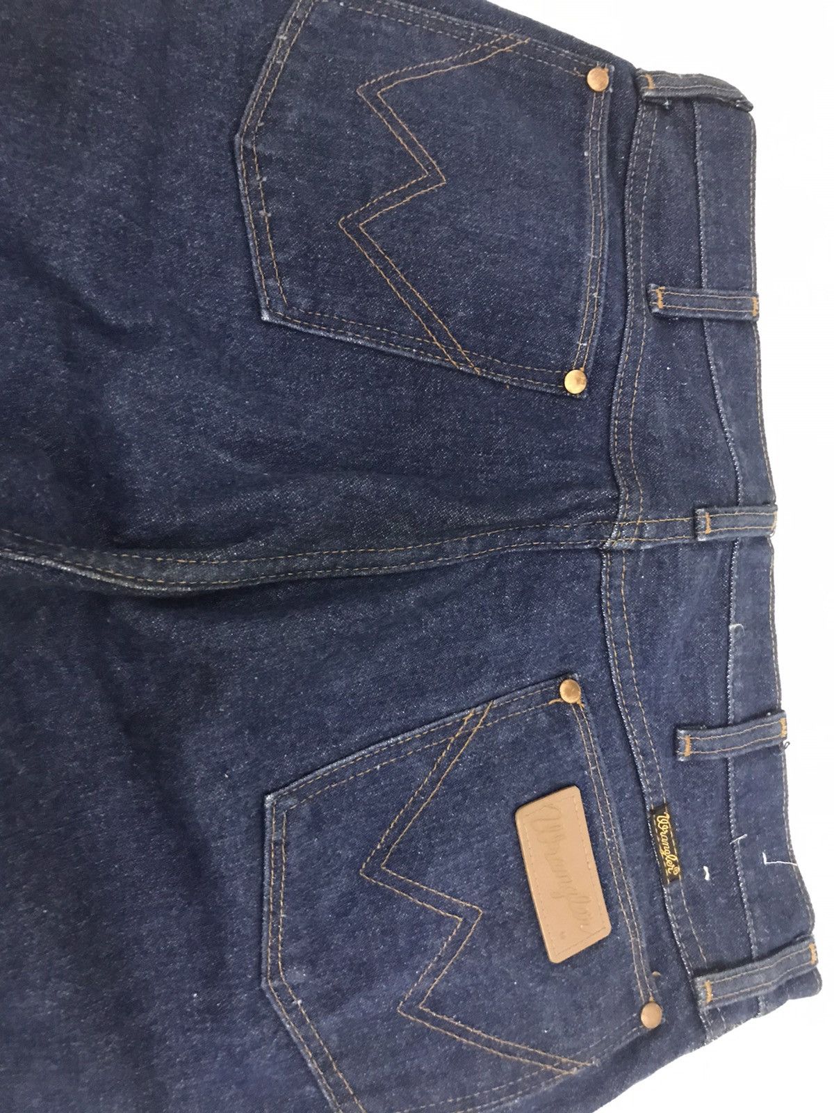 Vintage × Wrangler Vintage 70s Wrangler Denim Jeans Scovill USA Size US 34 / EU 50 - 3 Thumbnail
