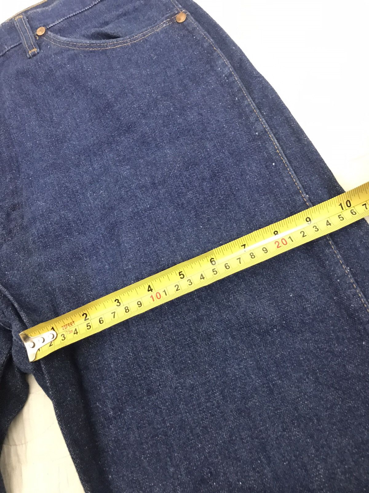 Vintage × Wrangler Vintage 70s Wrangler Denim Jeans Scovill USA Size US 34 / EU 50 - 13 Thumbnail