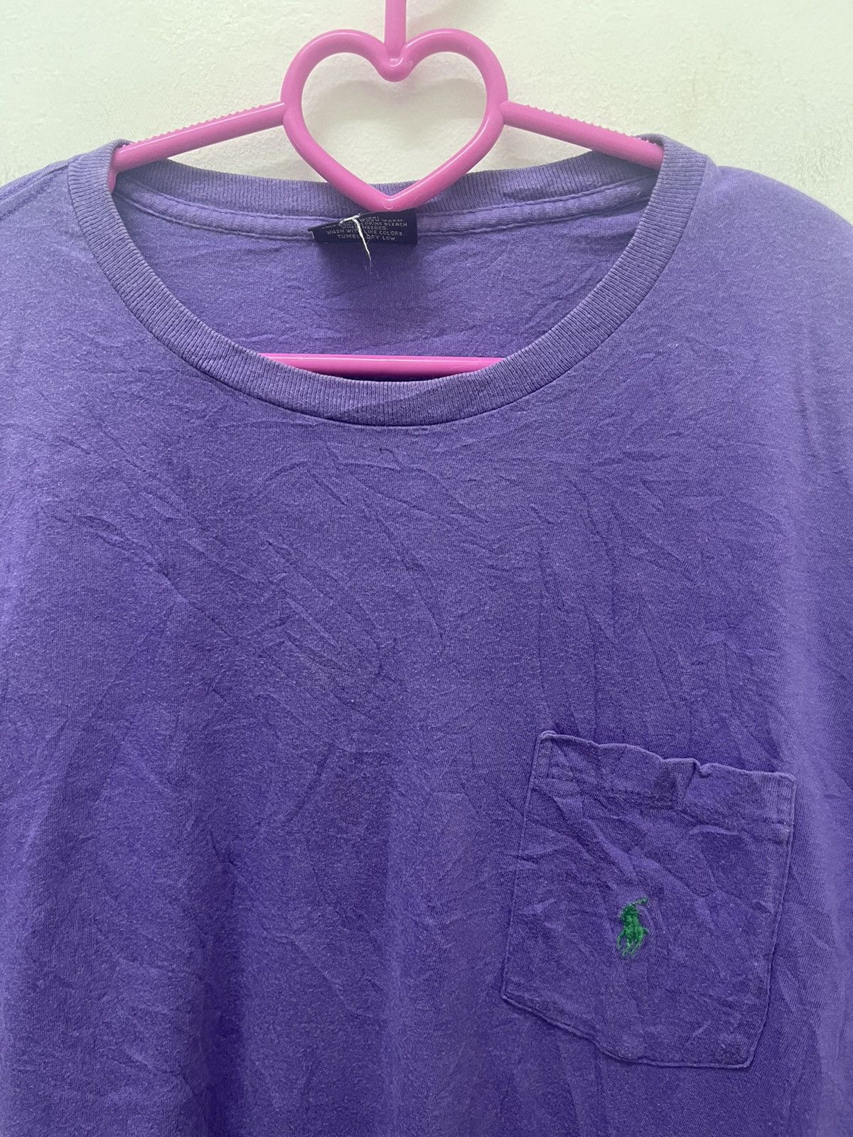 Polo Ralph Lauren Rare Vintage POLO RALPH LAUREN Single Pocket Pony Purple Size US M / EU 48-50 / 2 - 2 Thumbnail