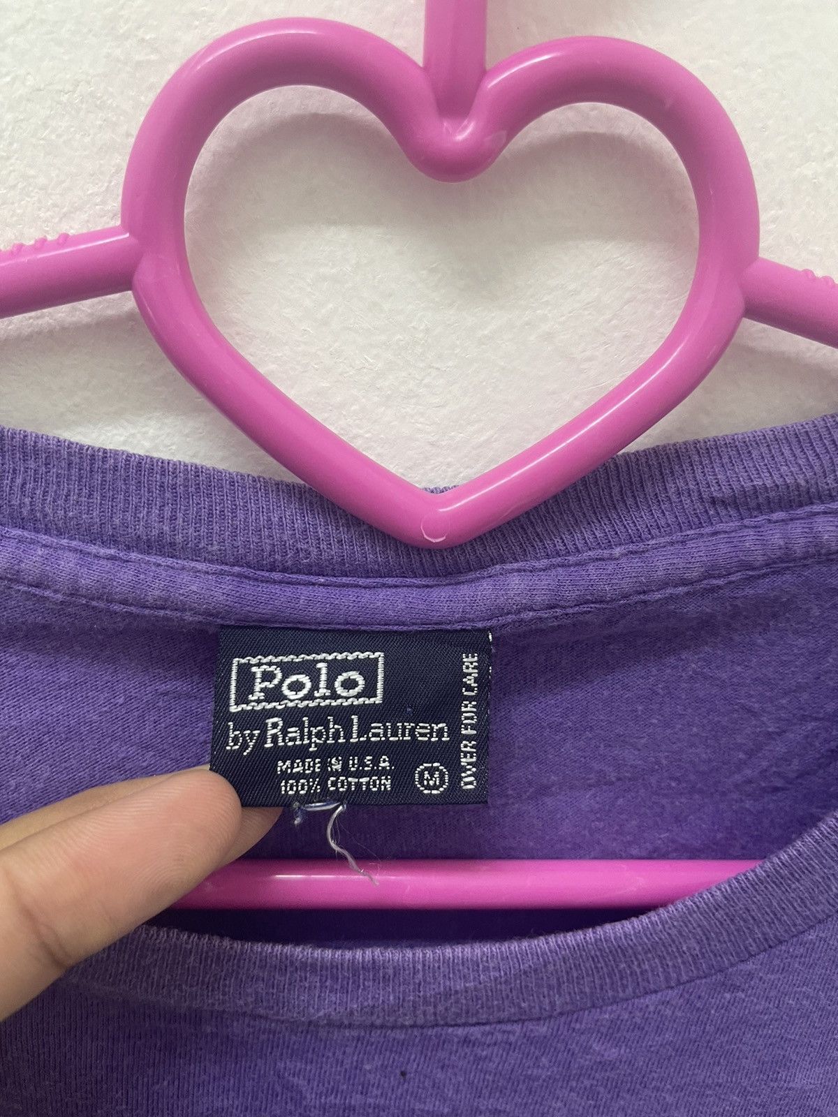 Polo Ralph Lauren Rare Vintage POLO RALPH LAUREN Single Pocket Pony Purple Size US M / EU 48-50 / 2 - 4 Thumbnail