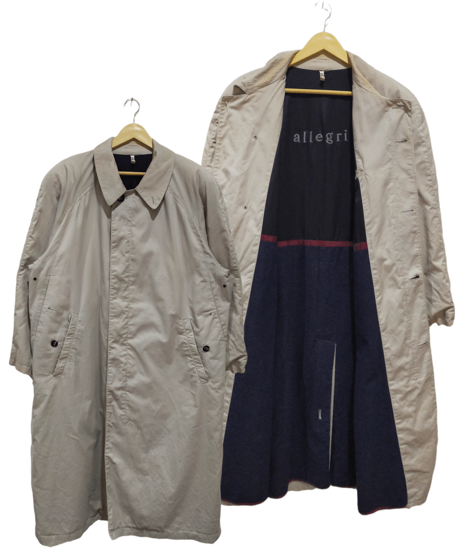 Allegri Allegri Italy Impermeabili Sportwear Long Coat Size US M / EU 48-50 / 2 - 1 Thumbnail