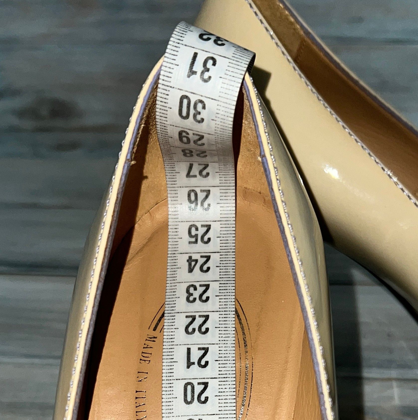 Leather Tod's Patent Leather Heels Women's Shoes Beige Made In Italy Size US 9.5 / IT 39.5 - 12 Thumbnail