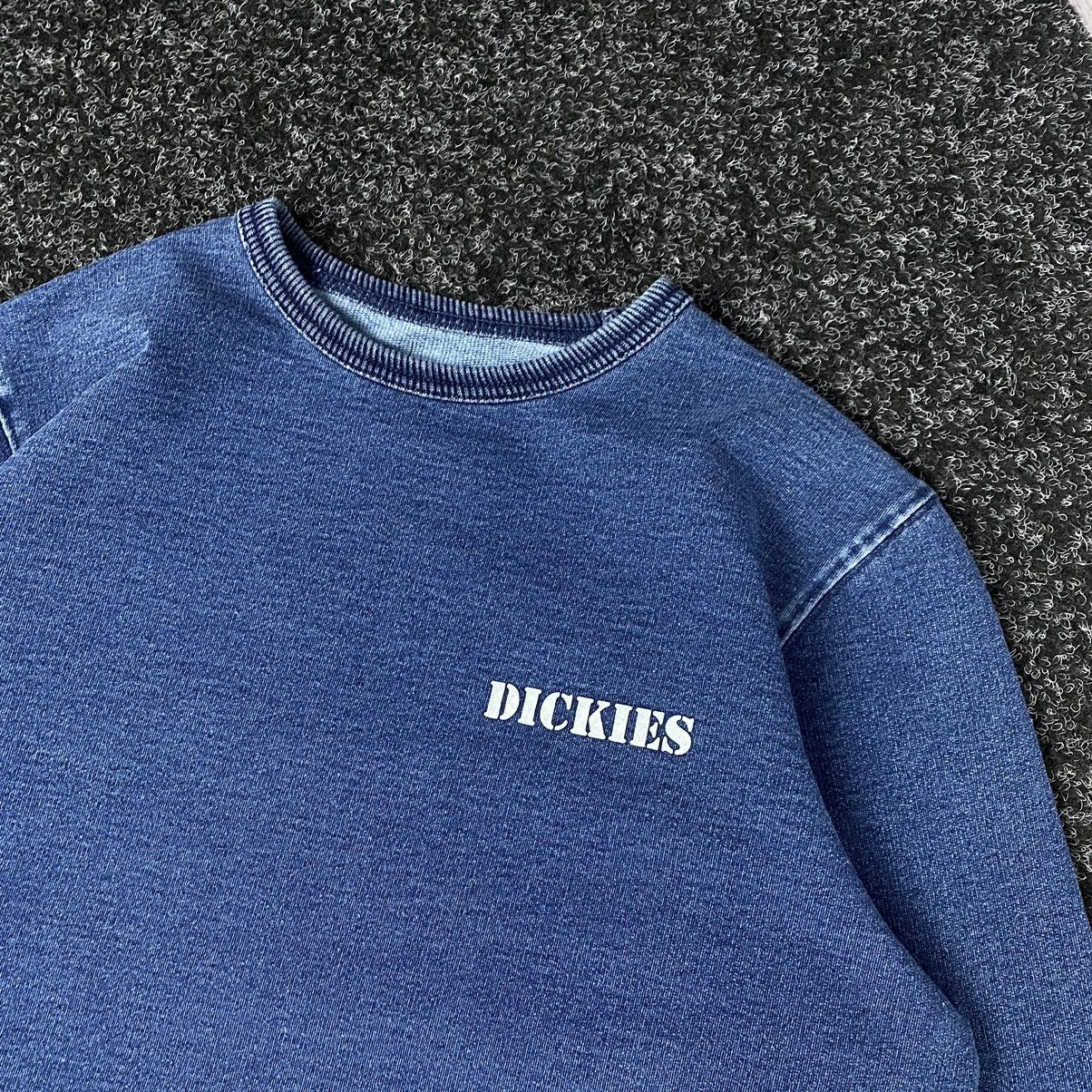 Dickies Denim Blue Dickies EU Distressed Pullover Sweatshirt Size US S / EU 44-46 / 1 - 2 Thumbnail