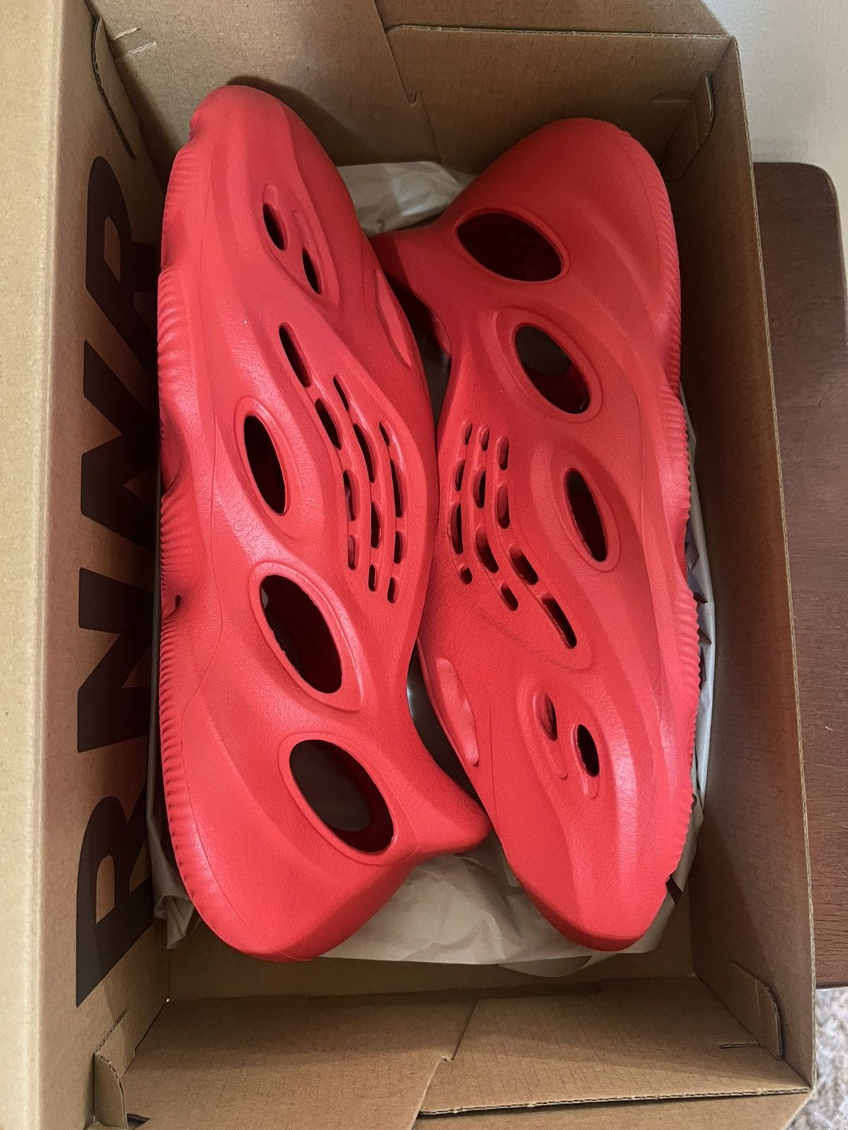 Adidas Yeezy Foam Runner 'Vermilion | Grailed