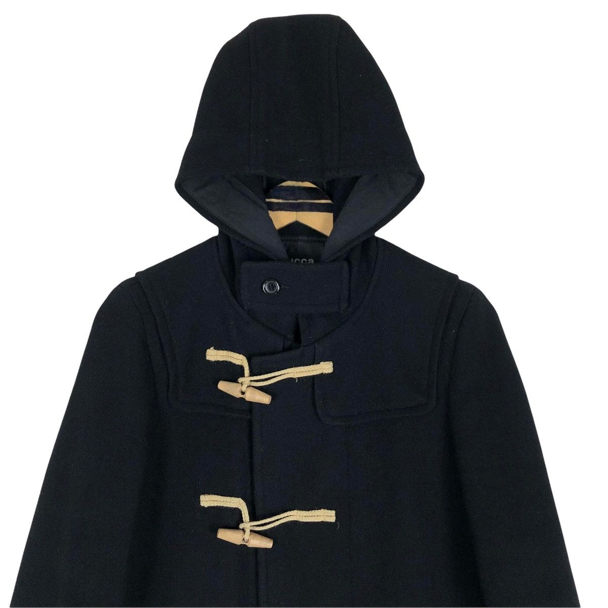 CABANE de ZUCCa Zucca Wool Hooded Duffle Coat Size M / US 6-8 / IT 42-44 - 7 Thumbnail