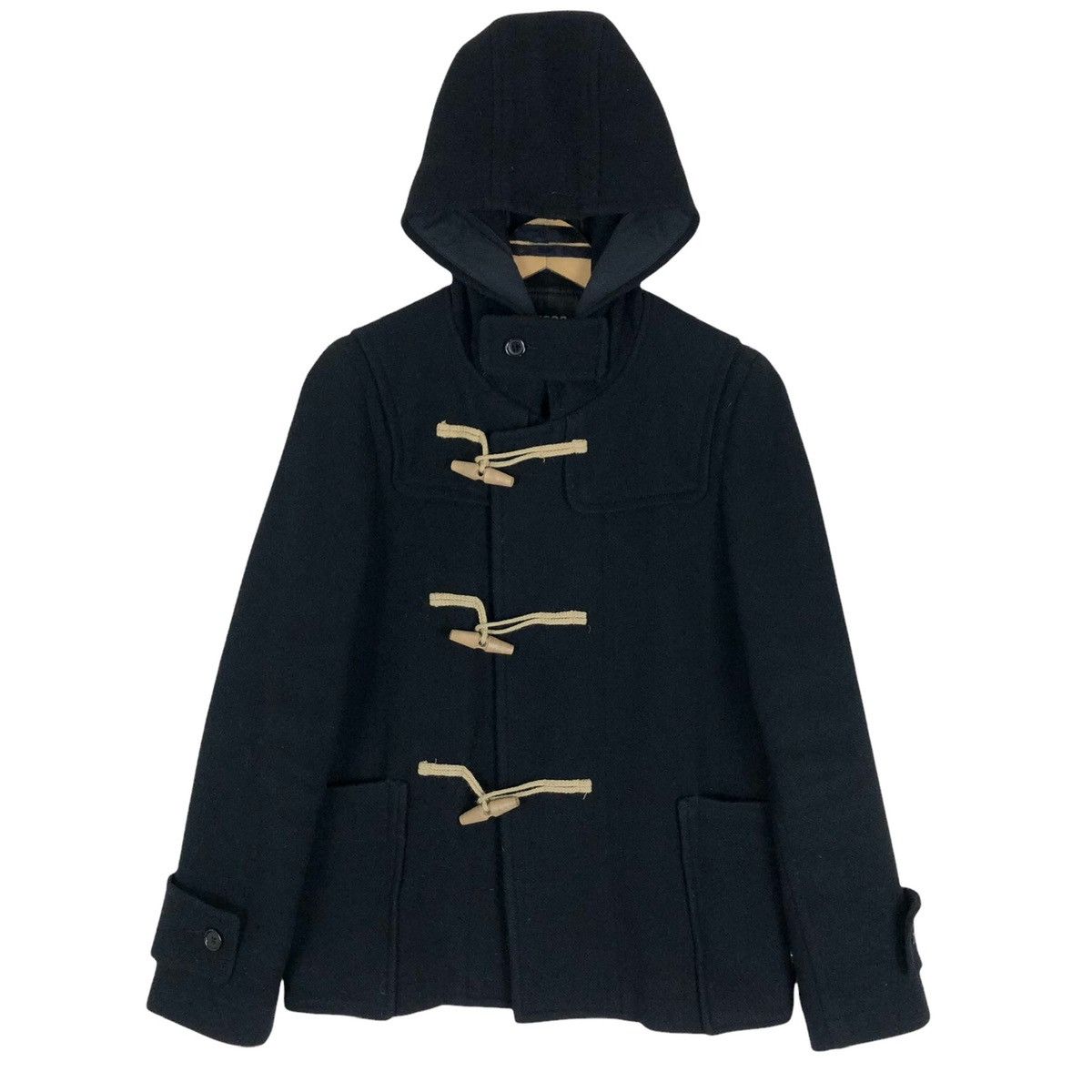 CABANE de ZUCCa Zucca Wool Hooded Duffle Coat Size M / US 6-8 / IT 42-44 - 1 Thumbnail