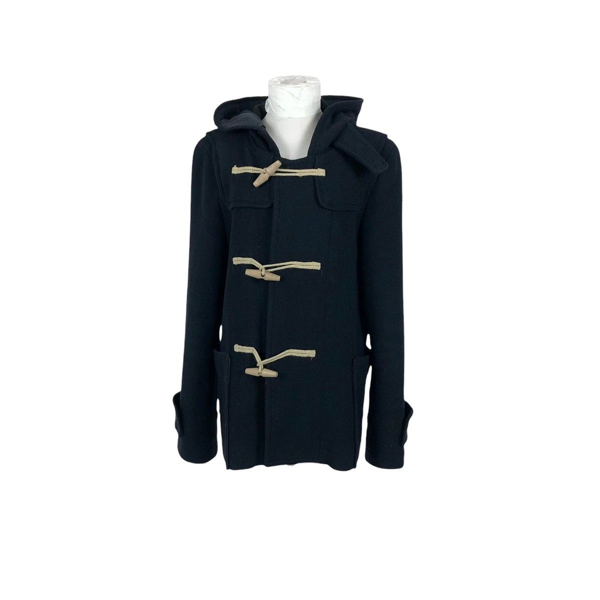 CABANE de ZUCCa Zucca Wool Hooded Duffle Coat Size M / US 6-8 / IT 42-44 - 3 Thumbnail