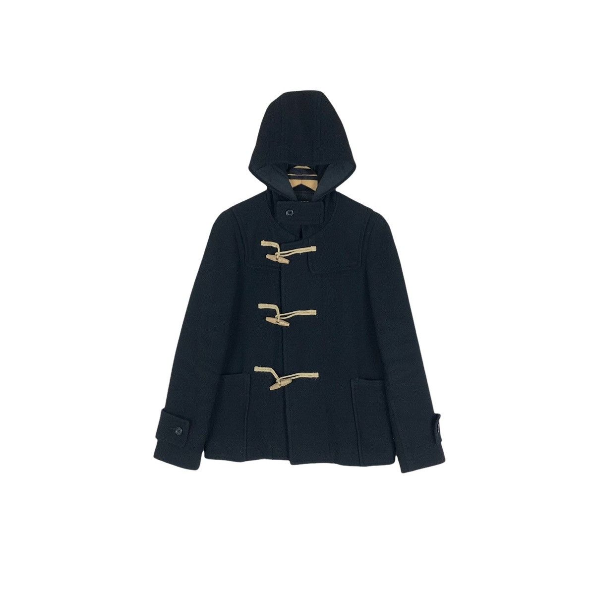 CABANE de ZUCCa Zucca Wool Hooded Duffle Coat Size M / US 6-8 / IT 42-44 - 2 Thumbnail