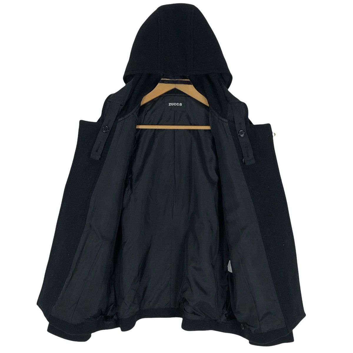 CABANE de ZUCCa Zucca Wool Hooded Duffle Coat Size M / US 6-8 / IT 42-44 - 9 Thumbnail