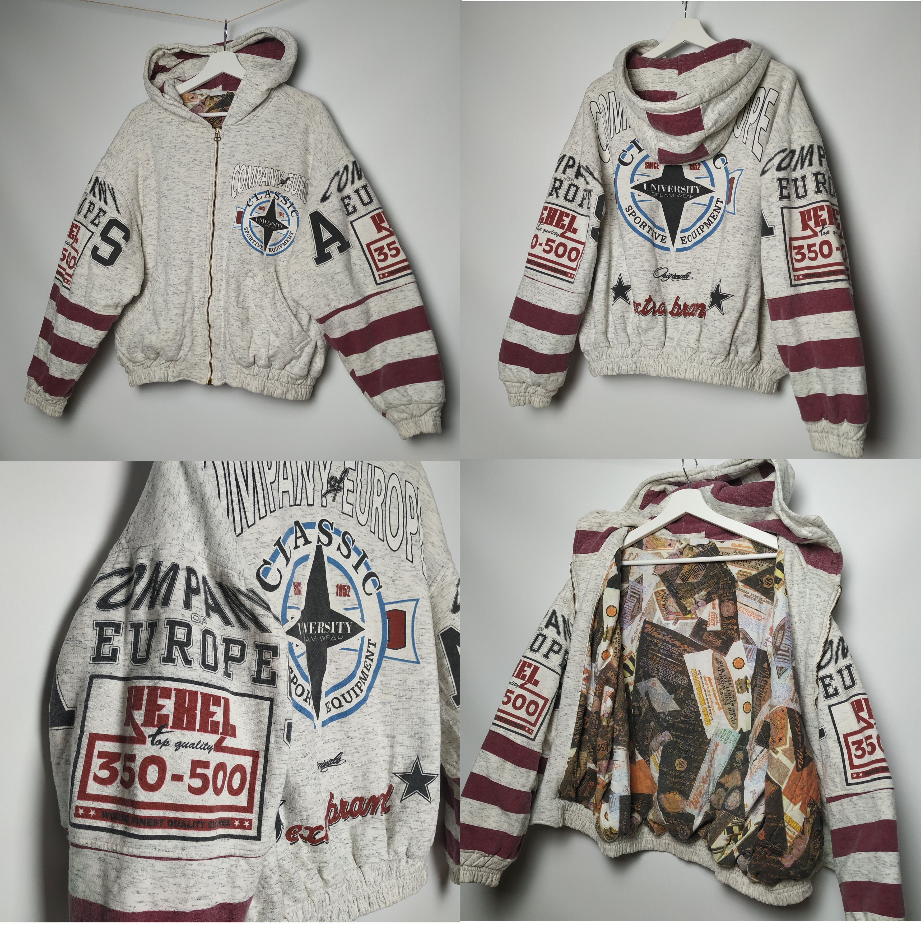 Vintage Rare Vintage Hooded Jacket Oskar Washington 1952 Size US S / EU 44-46 / 1 - 1 Thumbnail