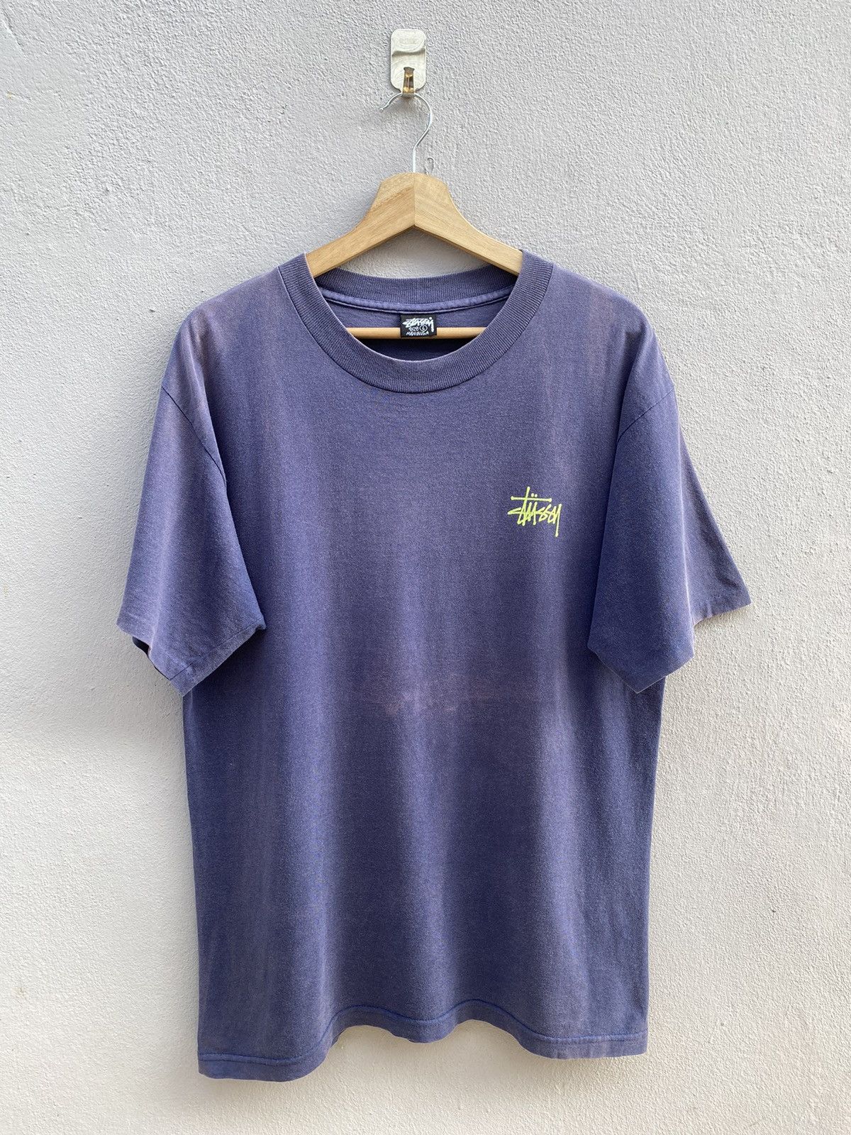 Stussy 💥Vintage RARE 1980’s OG Streetwear STÜSSY Crown 👑 Tee Size US L / EU 52-54 / 3 - 2 Thumbnail