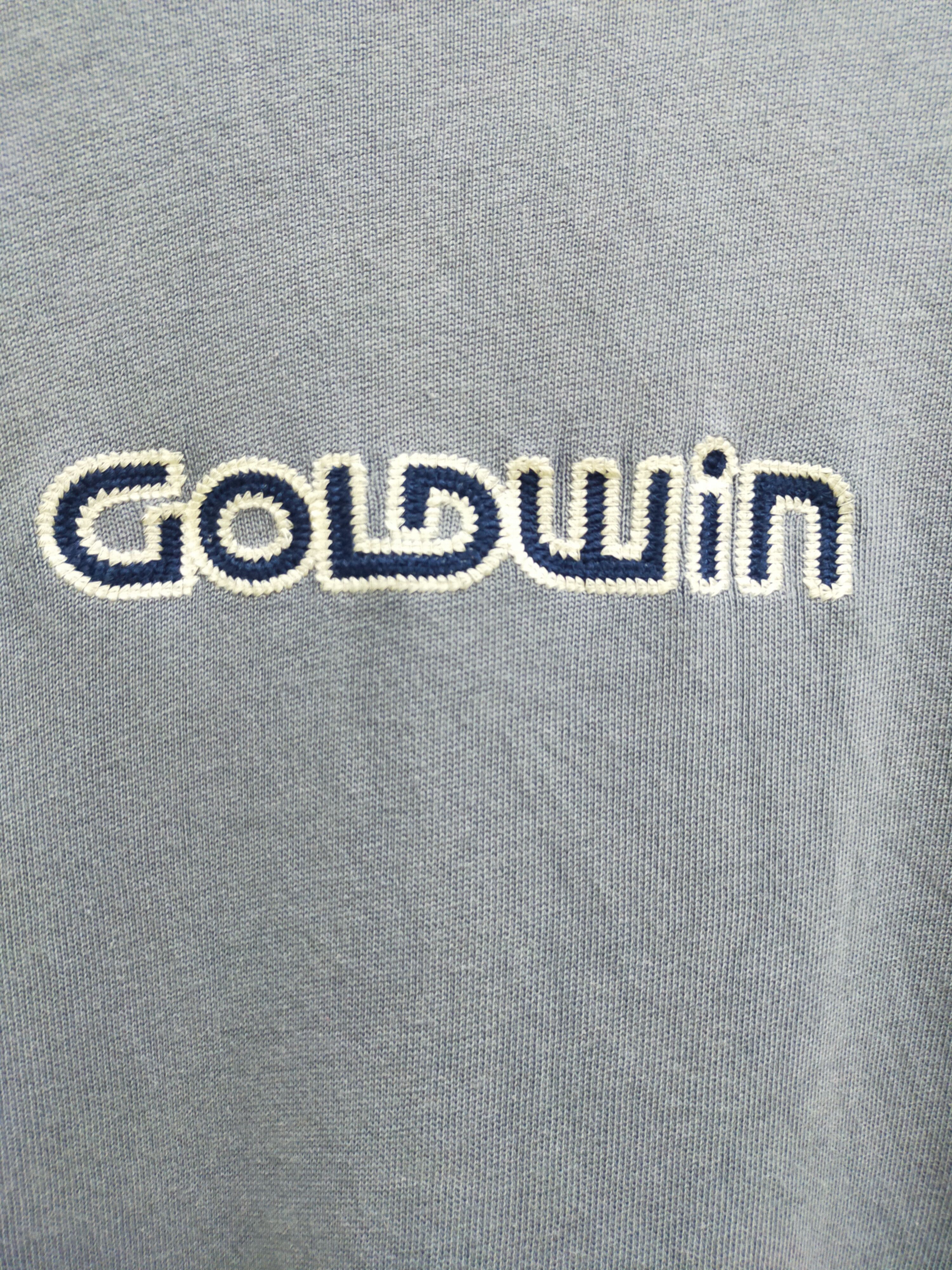 Designer × Goldwin Vintage Goldwin Embroidered Spell Out Sweatshirt Size US L / EU 52-54 / 3 - 2 Thumbnail