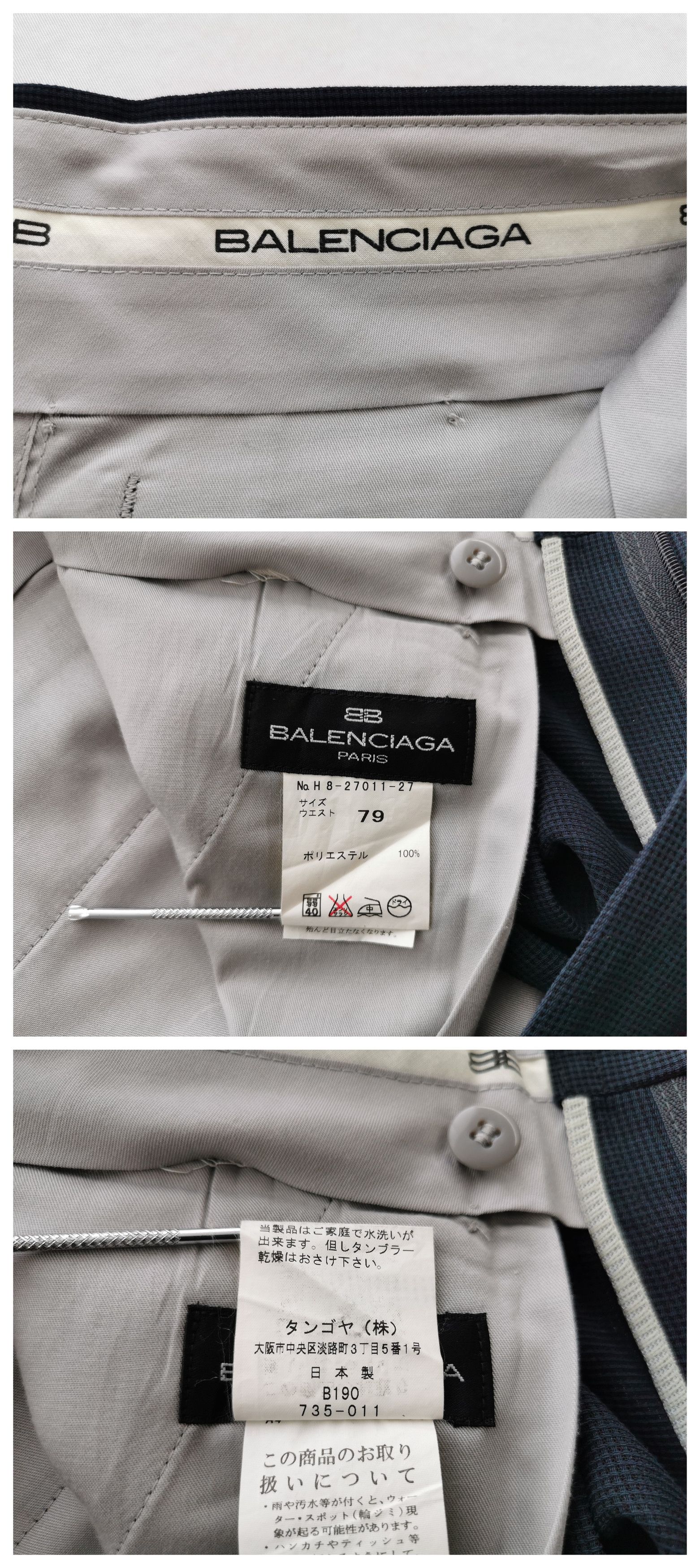 Balenciaga Vintage Balenciaga Pants Made In Japan Size 30 Size US 30 / EU 46 - 9 Thumbnail