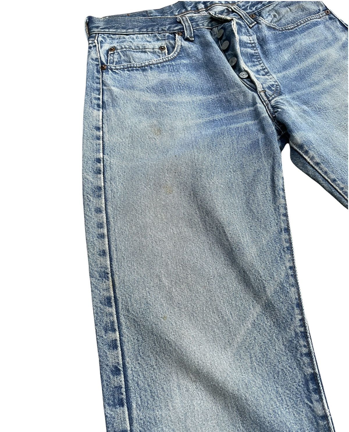 Levi's Rare Vintage Levis 501e Redline 1983 Aging Distressed Size US 31 - 4 Thumbnail