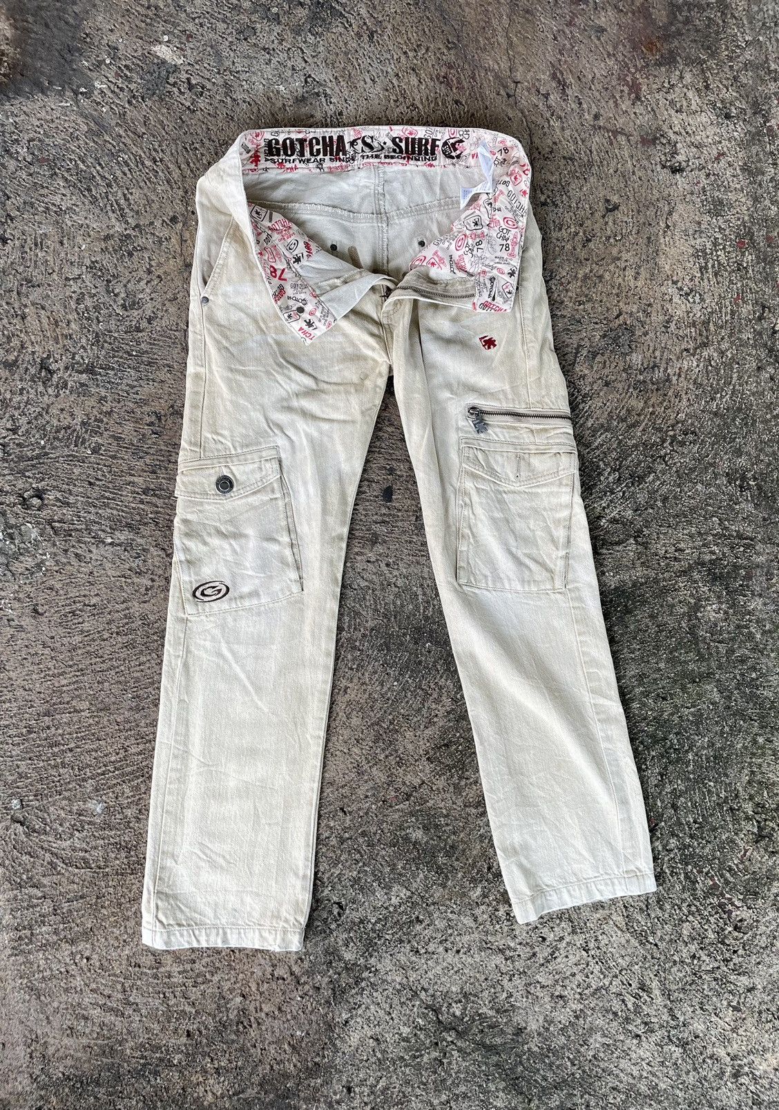 Gotcha Gotcha Knee Pocket Jeans Size US 32 / EU 48 - 11 Thumbnail