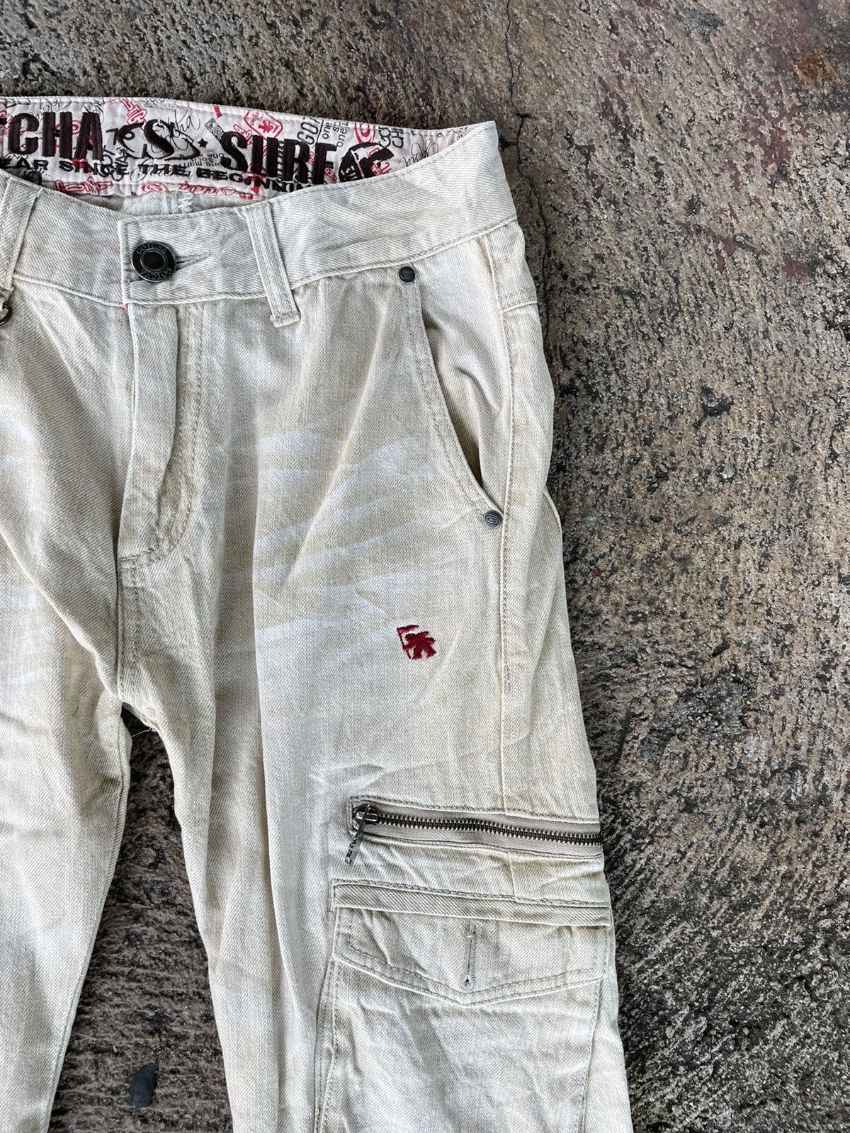 Gotcha Gotcha Knee Pocket Jeans Size US 32 / EU 48 - 3 Thumbnail