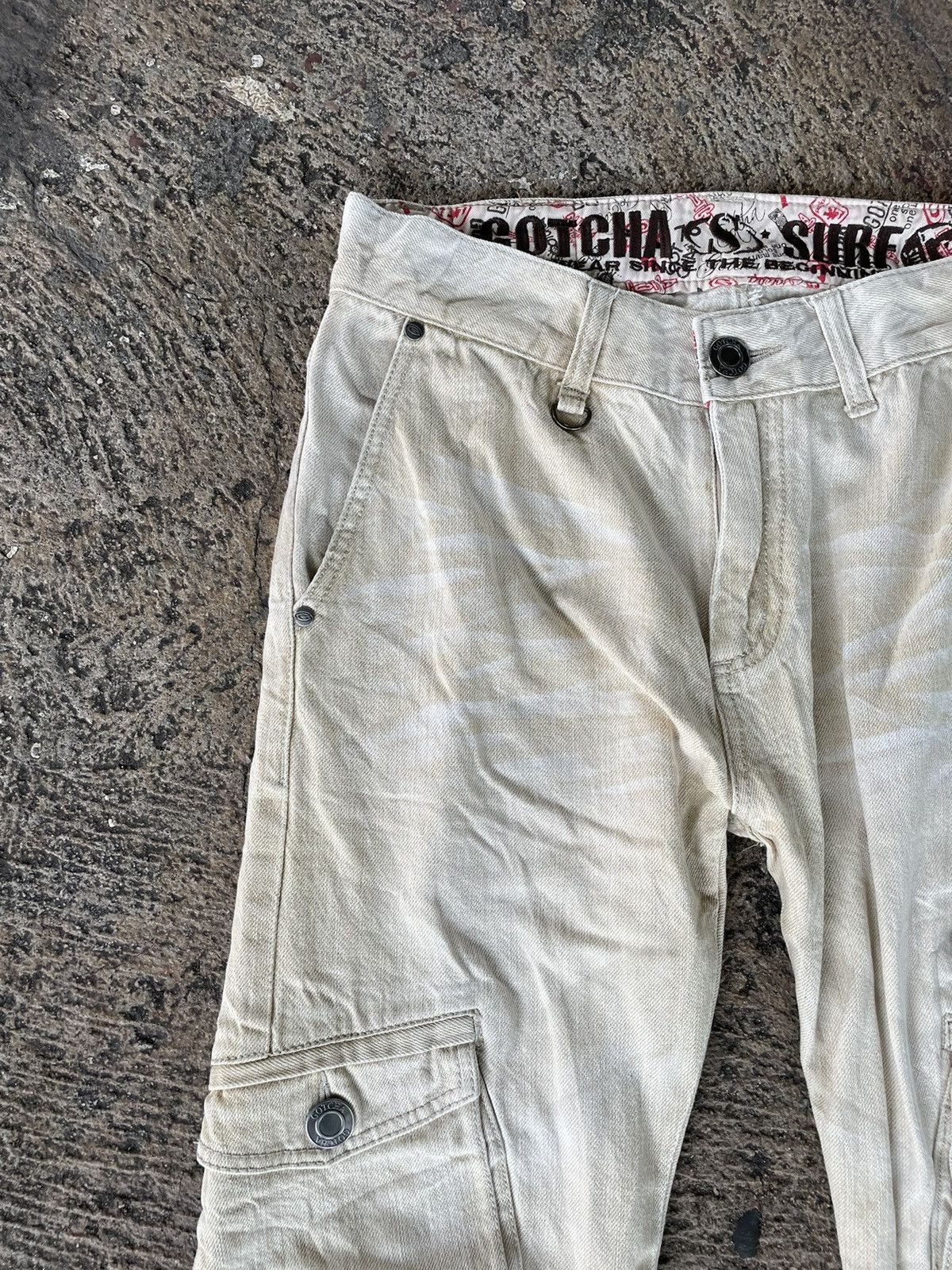 Gotcha Gotcha Knee Pocket Jeans Size US 32 / EU 48 - 4 Thumbnail