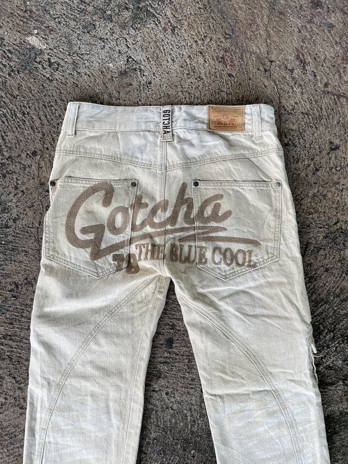 Gotcha Gotcha Knee Pocket Jeans Size US 32 / EU 48 - 13 Thumbnail