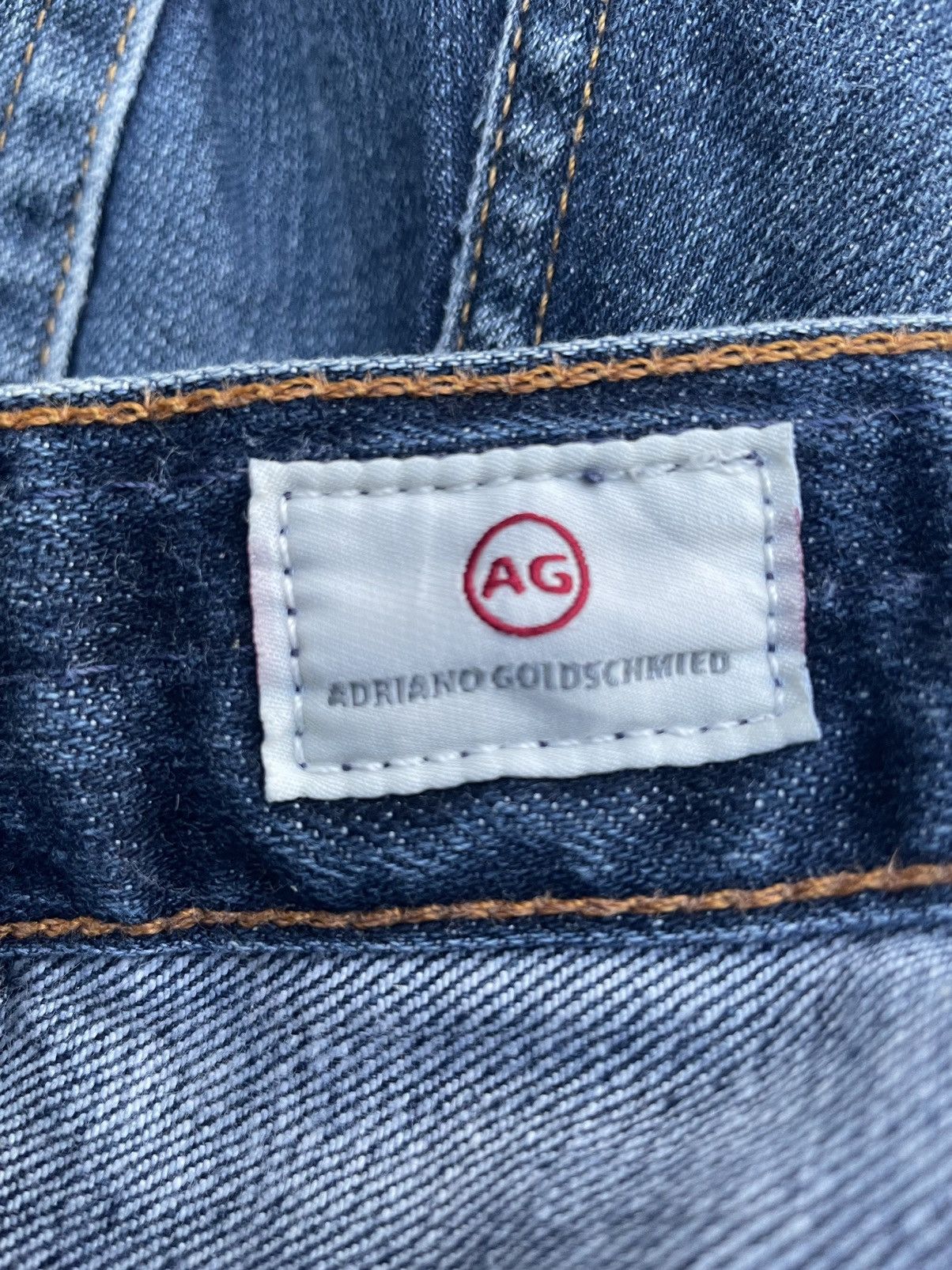 AG Adriano Goldschmied × Designer Adriano Goldschmied Selvedge Redline Slim Fit Denim Size US 32 / EU 48 - 16 Thumbnail