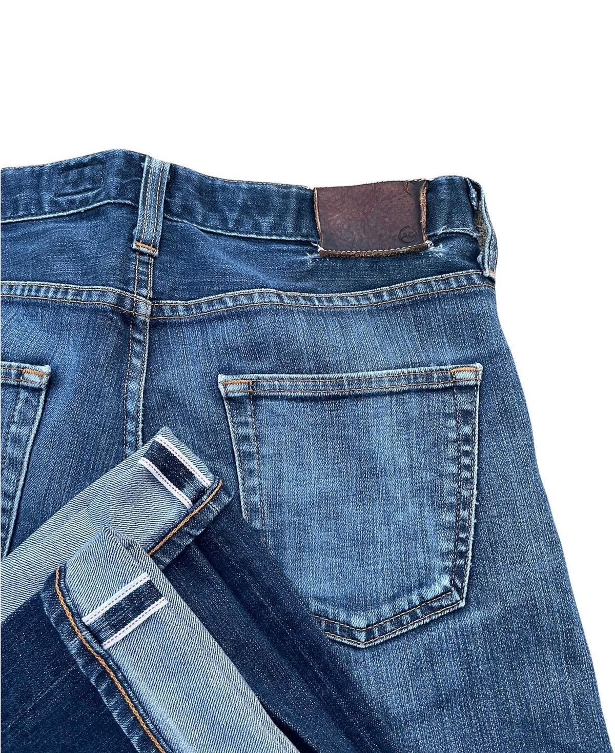 AG Adriano Goldschmied × Designer Adriano Goldschmied Selvedge Redline Slim Fit Denim Size US 32 / EU 48 - 6 Thumbnail