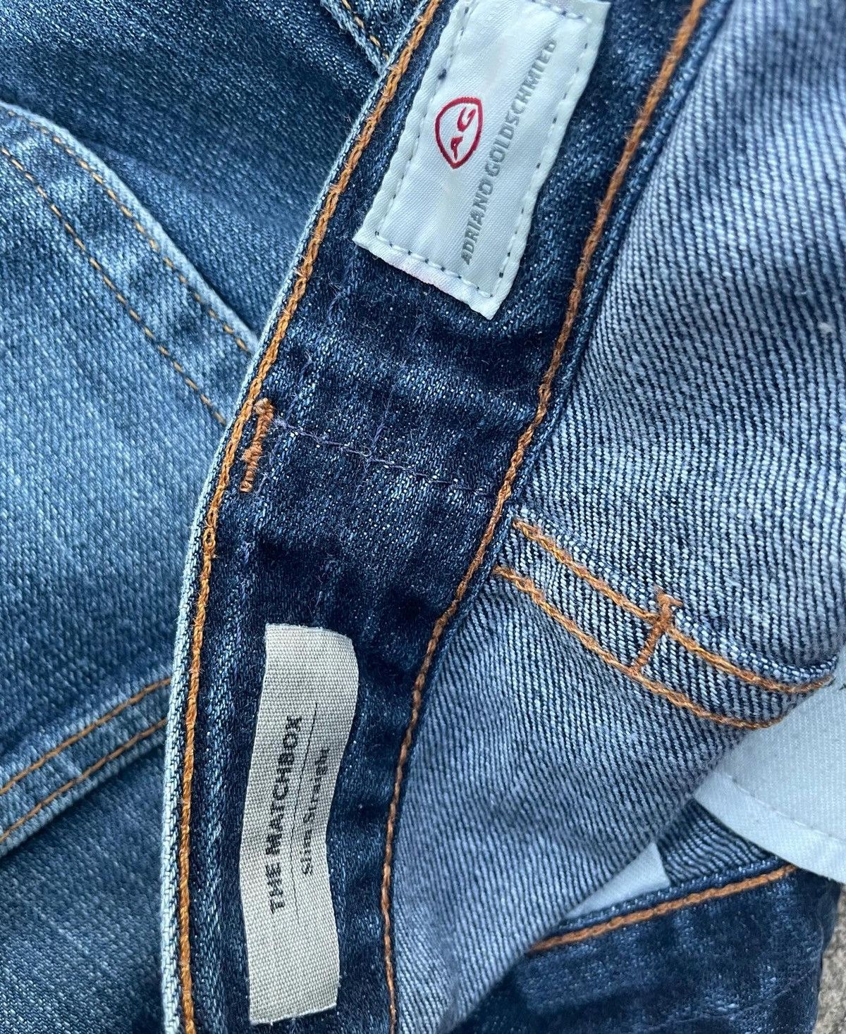 AG Adriano Goldschmied × Designer Adriano Goldschmied Selvedge Redline Slim Fit Denim Size US 32 / EU 48 - 10 Thumbnail