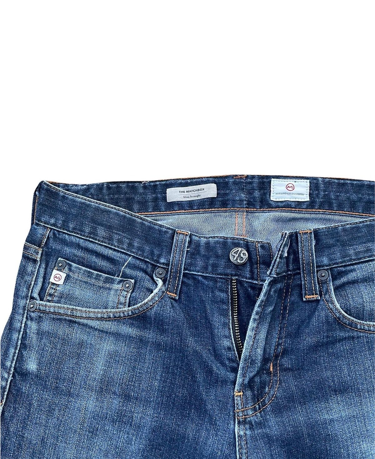 AG Adriano Goldschmied × Designer Adriano Goldschmied Selvedge Redline Slim Fit Denim Size US 32 / EU 48 - 4 Thumbnail