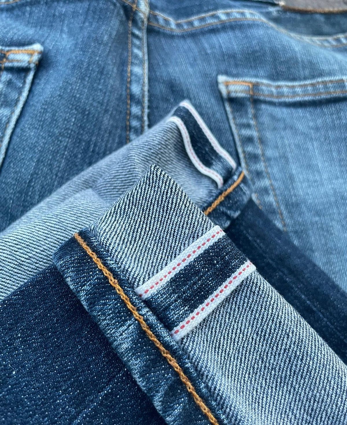 AG Adriano Goldschmied × Designer Adriano Goldschmied Selvedge Redline Slim Fit Denim Size US 32 / EU 48 - 7 Thumbnail