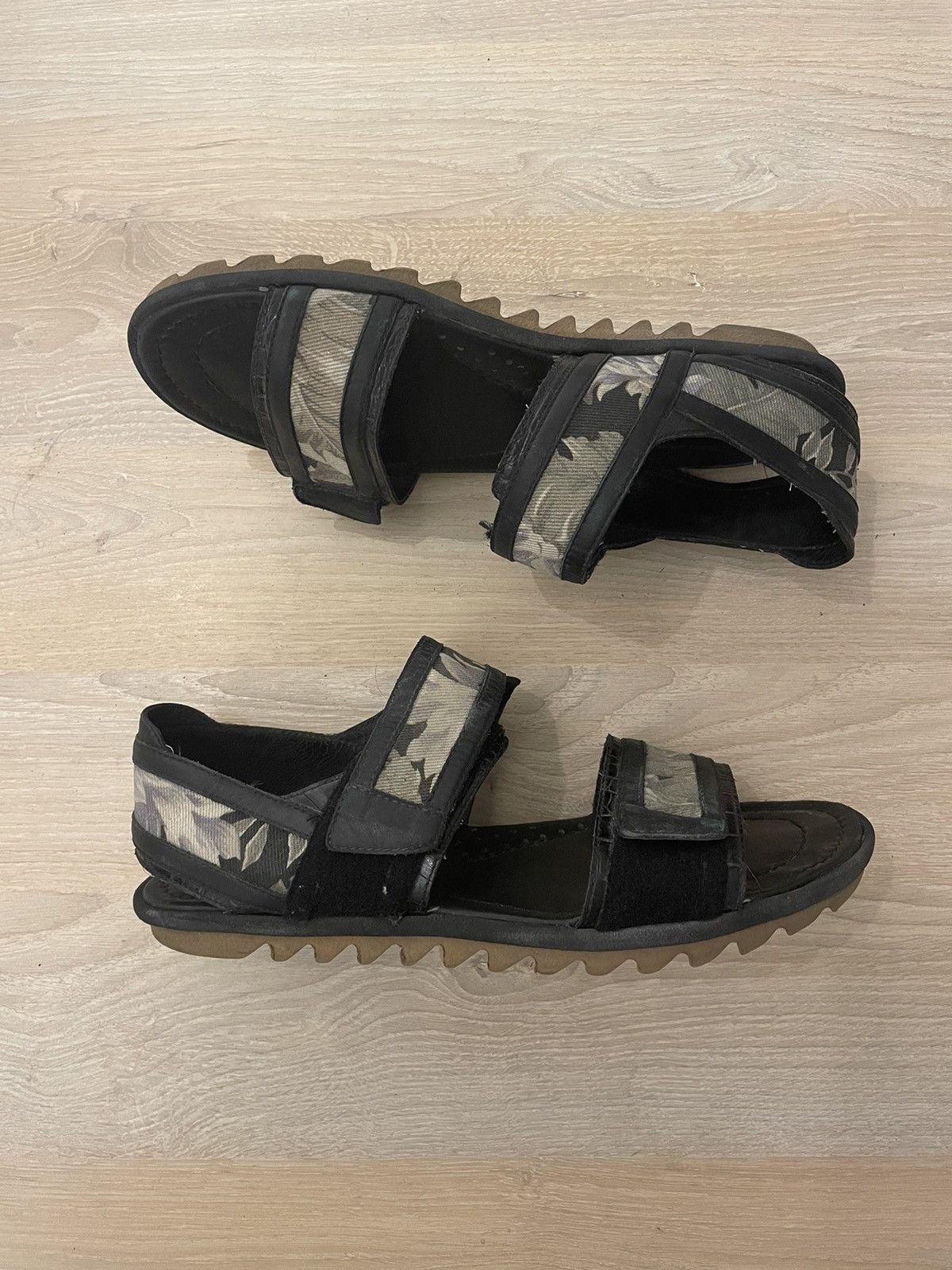 Dries Van Noten Floral Print Sandals Size US 10 / EU 43 - 1 Thumbnail