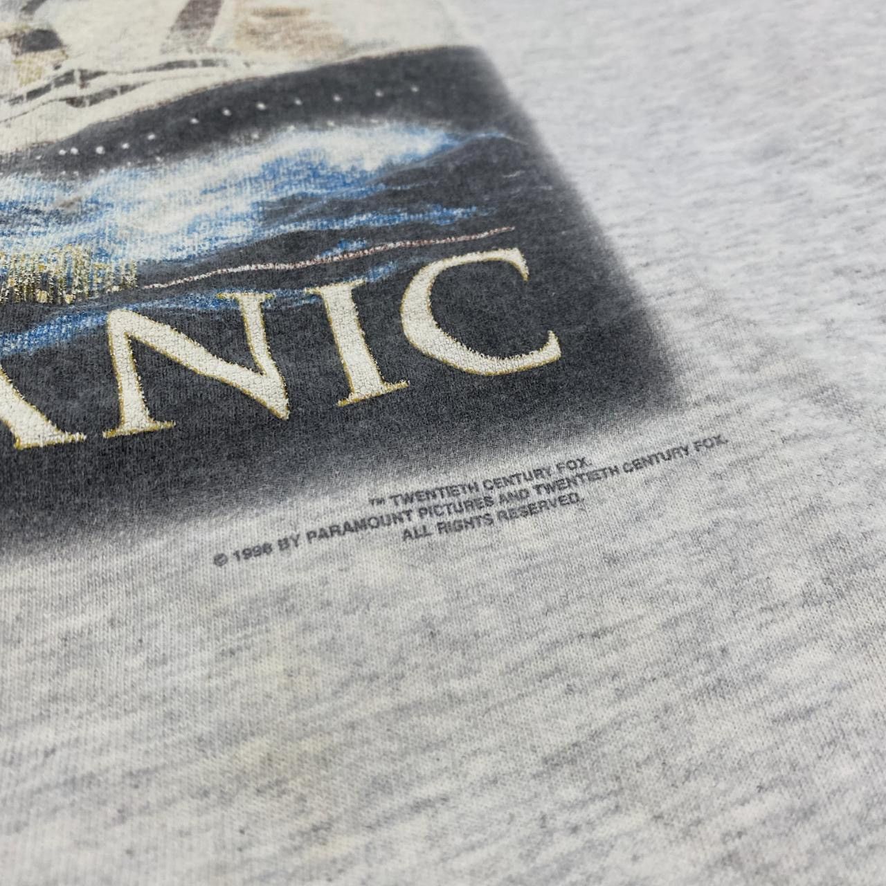 Vintage Titanic Vintage 90s Movie Promo T Shirt Size XS / US 0-2 / IT 36-38 - 3 Thumbnail